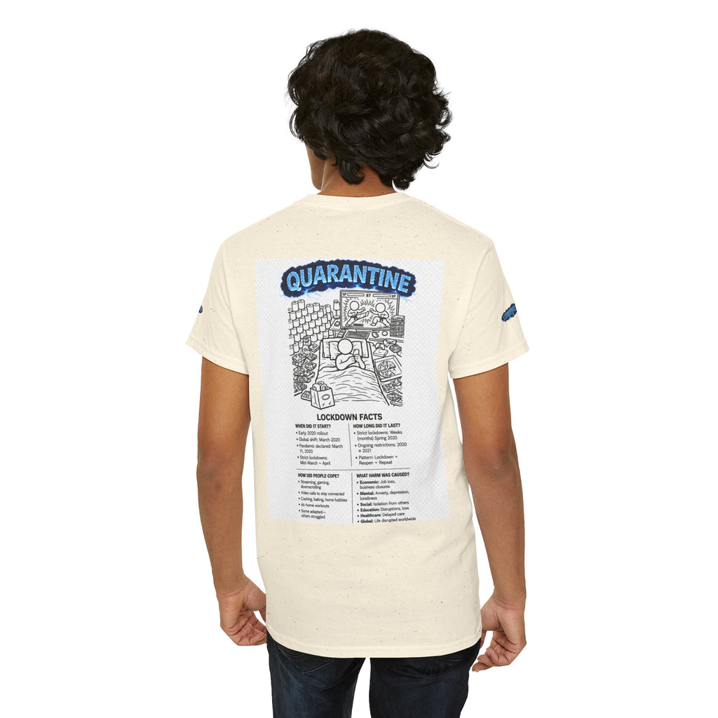 J'ai survécu à 2020 — S3:E1 « Quarantaine » | T-shirt unisexe en coton épais édition Confinement (ÉDITION SPÉCIALE)