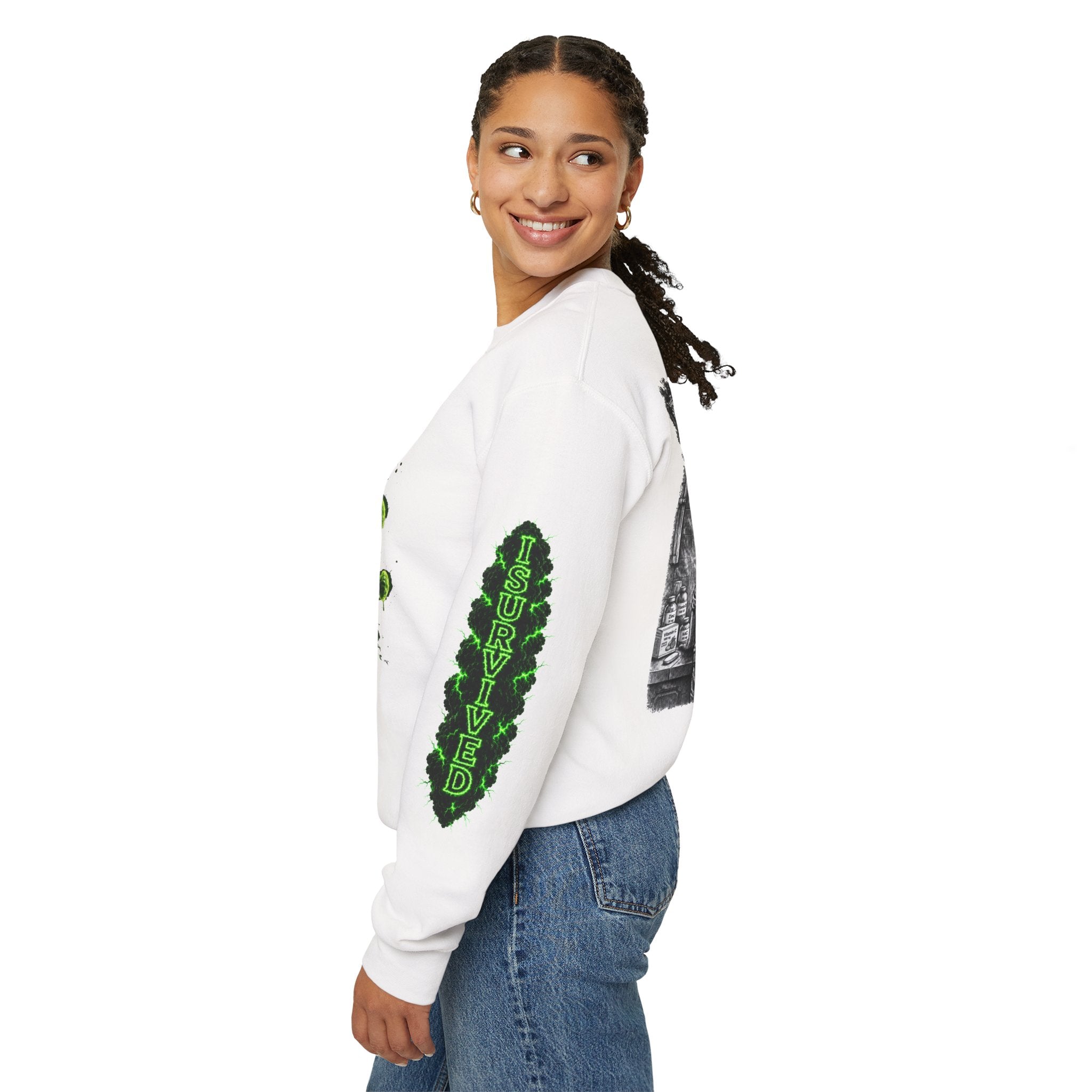 I Survived 2020 — Director's Cut S1:E1 "COVID-19: The Coronavirus" | Pandemic Edition Unisex Heavy Blend™ Crewneck Sweatshirt