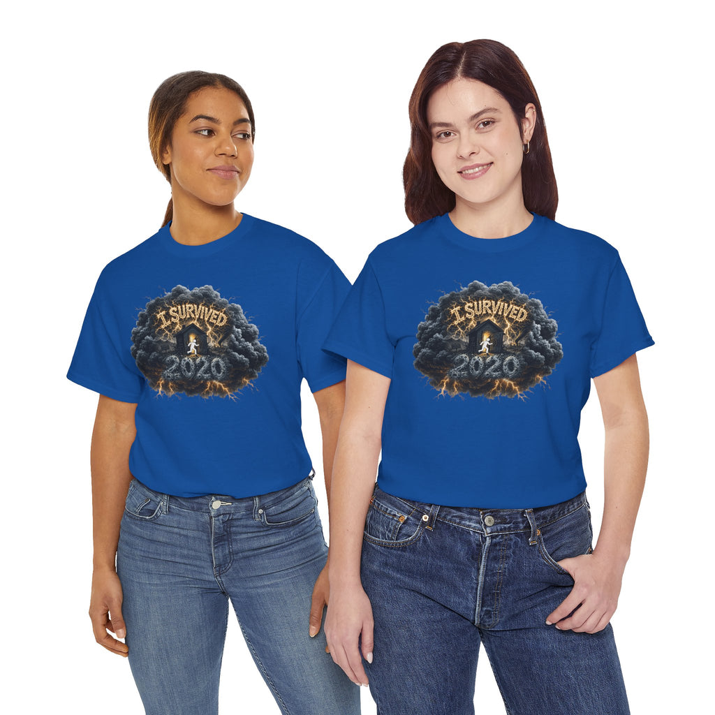 I Survived 2020 — Director's Cut Original Design Teaser Tee | Season 1 Premiere Drop Unisex Heavy Cotton Tee