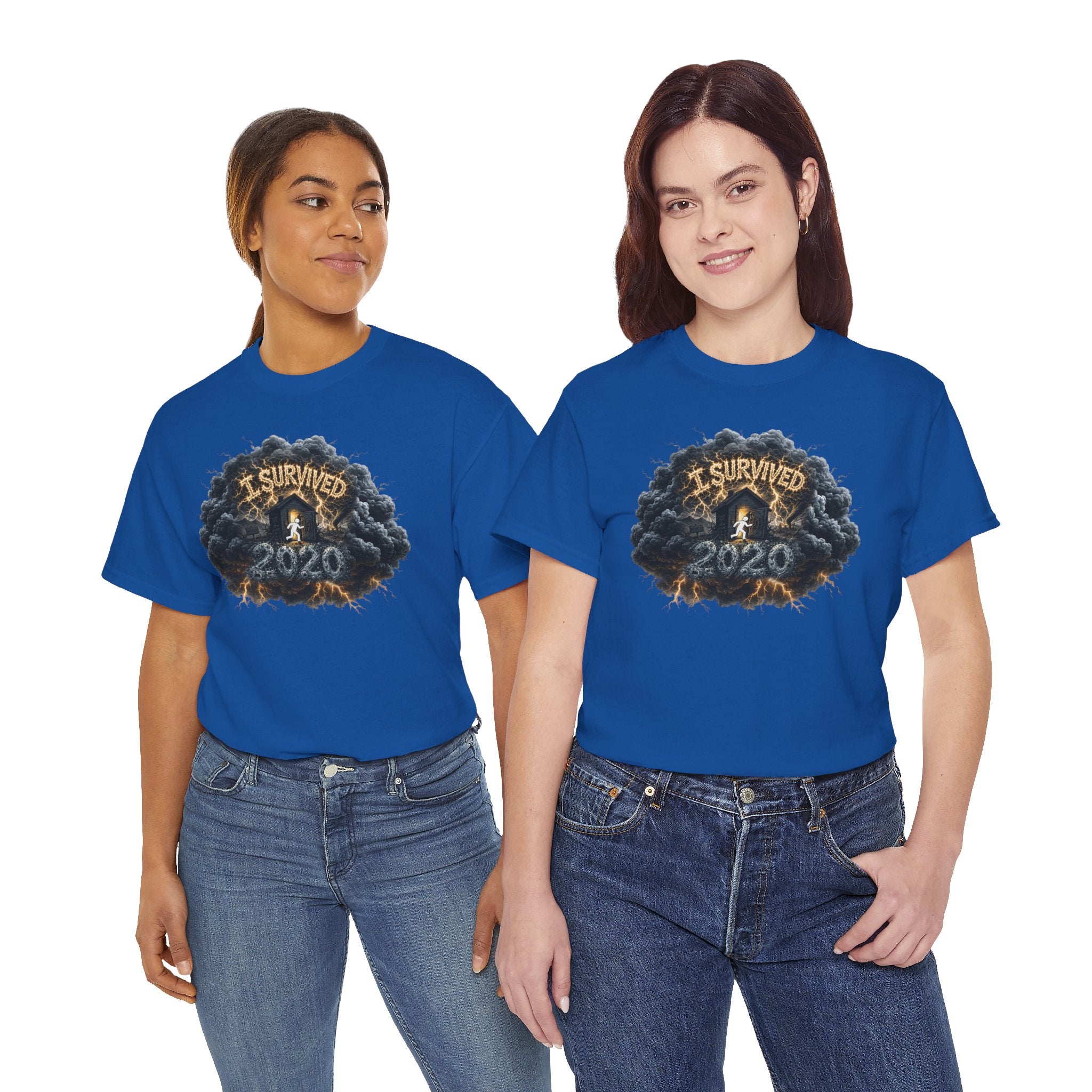I Survived 2020 — Director's Cut Original Design Teaser Tee | Season 1 Premiere Drop Unisex Heavy Cotton Tee