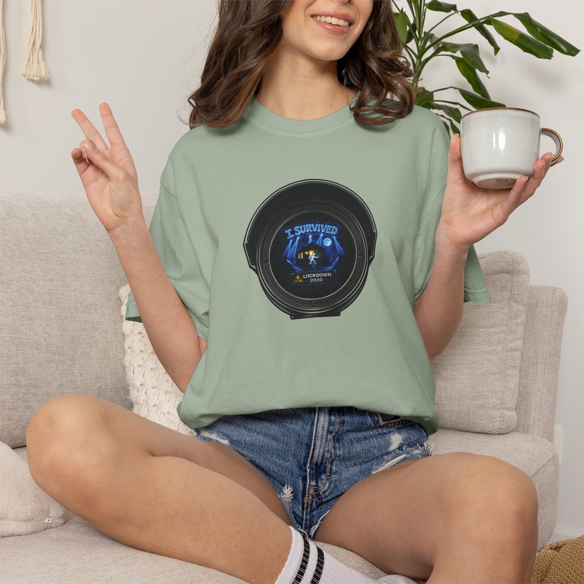 I Survived 2020 —  LOCKDOWN S3:E2: Director's Cut "Dating Under Lockdown" Unisex Garment-Dyed T-shirt