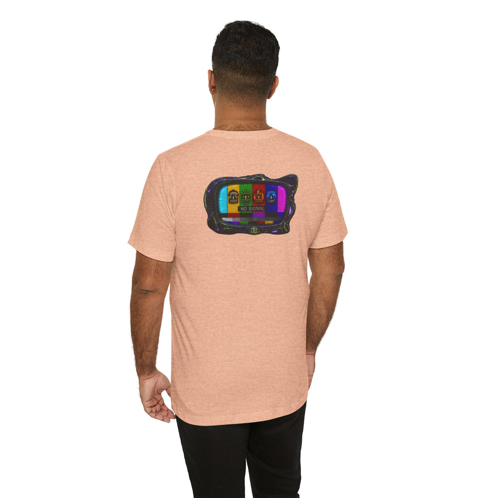I Survived 2020 — "No Signal" Test Pattern Tee Alien Broadcast Finale Summer Premiere Unisex Jersey Short Sleeve Tee