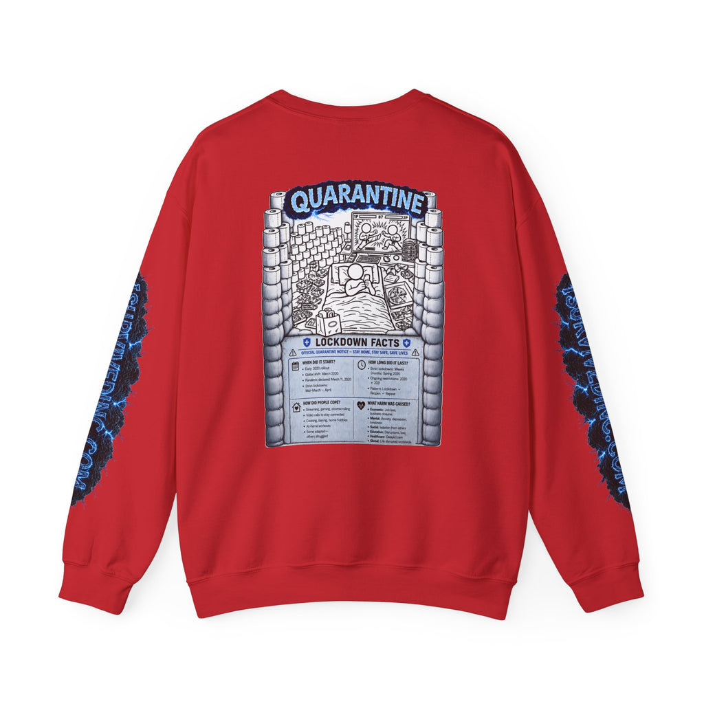 I Survived 2020 — LOCKDOWN S3:E1: "Quarantine" Unisex Heavy Blend™ Crewneck Sweatshirt