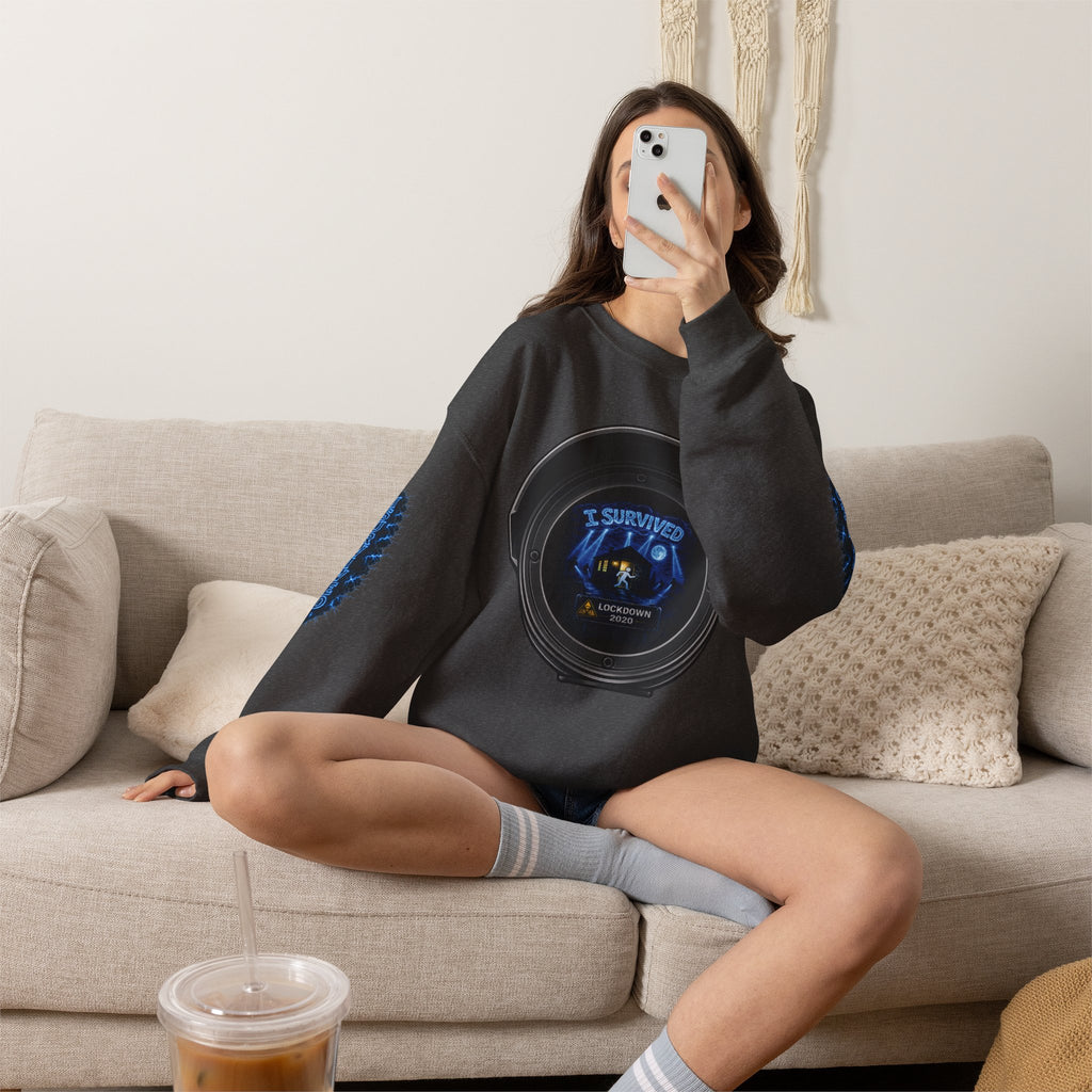 I Survived 2020 — Director's Cut S3:E1 "Quarantine" | Lockdown Edition Documentary Unisex Heavy Blend™ Crewneck Sweatshirt