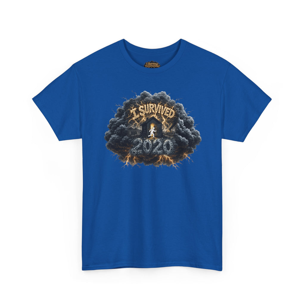 I Survived 2020 — Director's Cut Original Design Teaser Tee | Season 1 Premiere Drop Unisex Heavy Cotton Tee