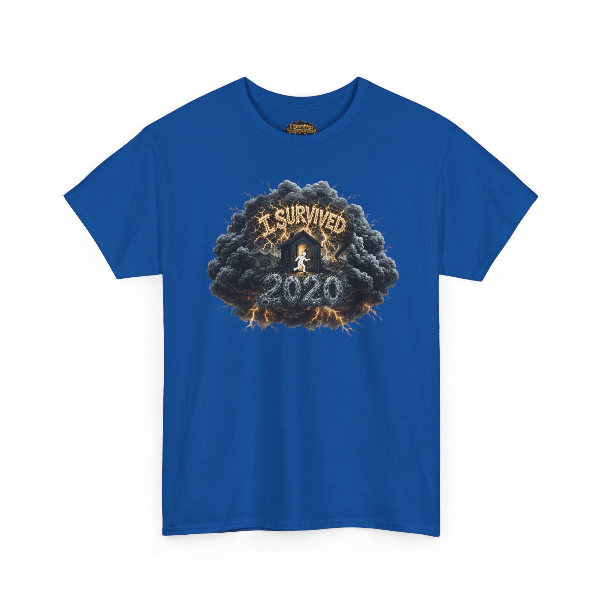I Survived 2020 — Director's Cut Original Design Teaser Tee | Season 1 Premiere Drop Unisex Heavy Cotton Tee