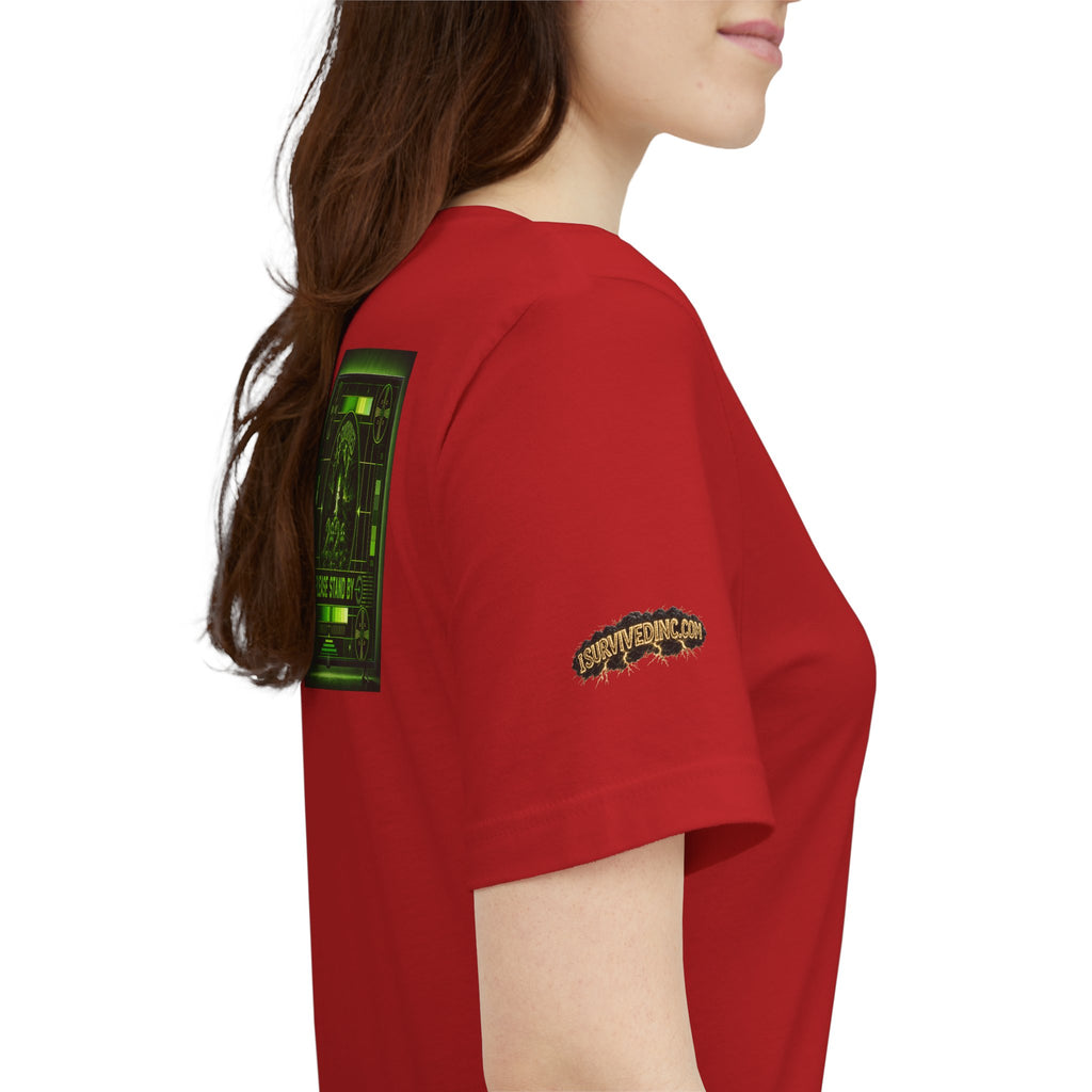 I Survived 2020 — "Please Stand By" Test Pattern Toxic Signal Tee Special Edition Summer Premiere Unisex Jersey Short Sleeve Tee