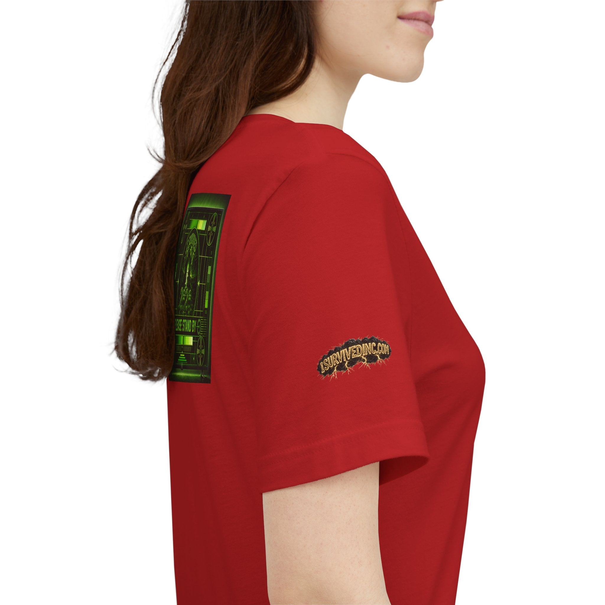 I Survived 2020 — "Please Stand By" Test Pattern Toxic Signal Tee Special Edition Summer Premiere Unisex Jersey Short Sleeve Tee