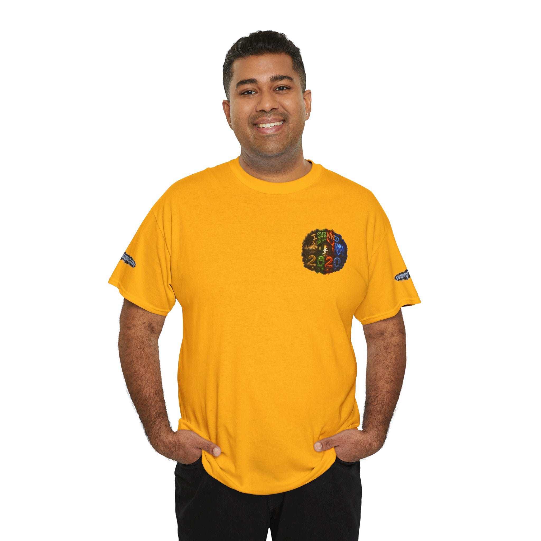 I Survived 2020 — "No Signal" Test Pattern Tee Alien Broadcast Finale Special Edition Summer Premiere Unisex Heavy Cotton Tee