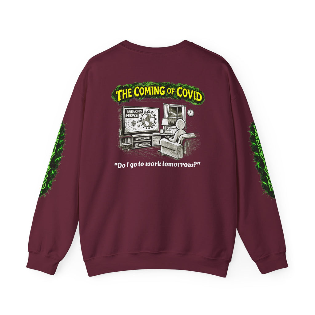 I Survived 2020 — PANDEMIC S1:E2: Director's Cut "The Coming of COVID" Unisex Heavy Blend™ Crewneck Sweatshirt