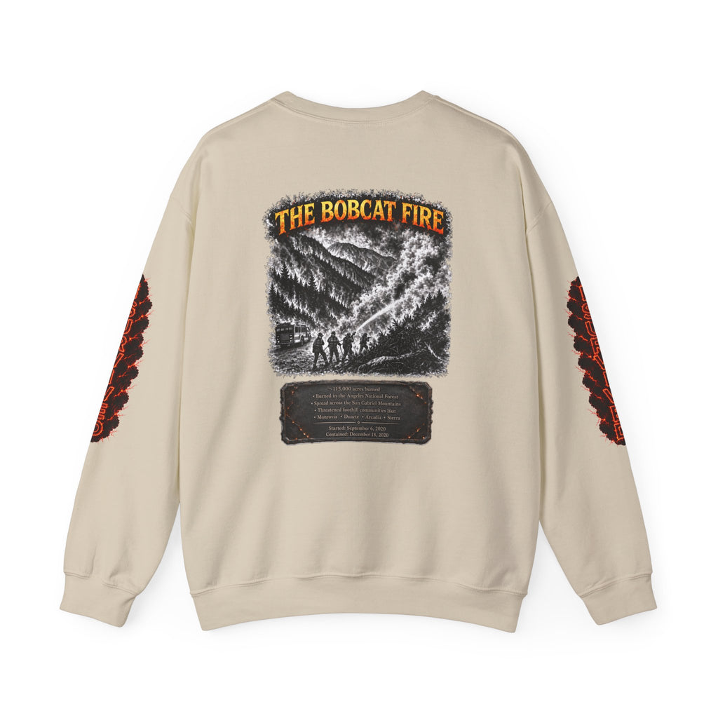 I Survived 2020 — WILDFIRES S2:E2: Director's Cut "The Bobcat Fire" Memorial Unisex Heavy Blend™ Crewneck Sweatshirt