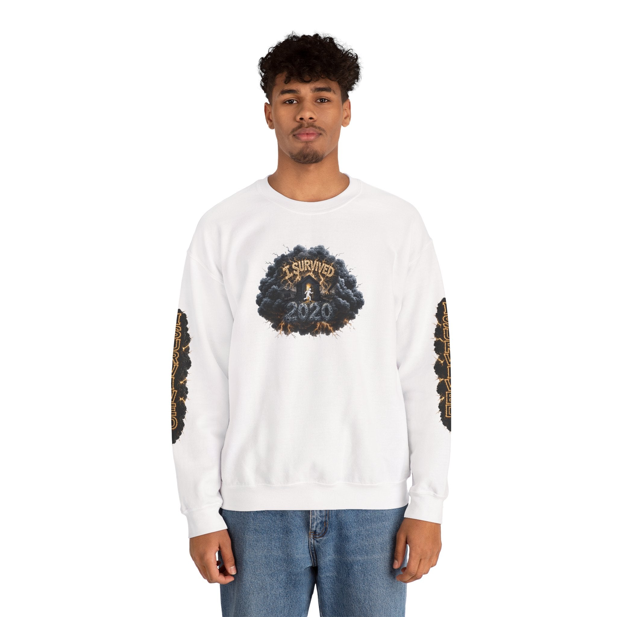 I Survived 2020 — Original PILOT Design: Director's Cut Special Edition Unisex Heavy Blend™ Crewneck Sweatshirt