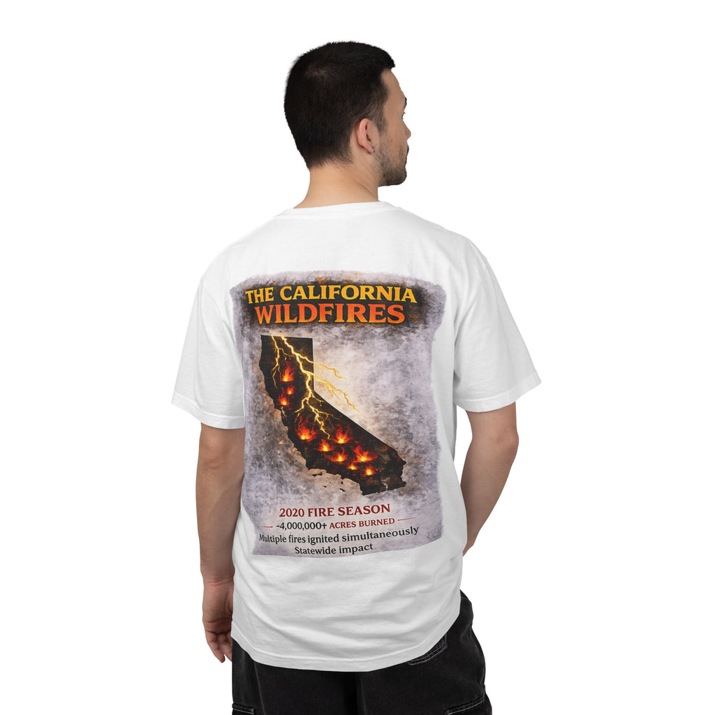 I Survived 2020 — Director's Cut S2:E3 "The California Wildfires" | Wildfire Edition Memorial Unisex Garment-Dyed T-shirt