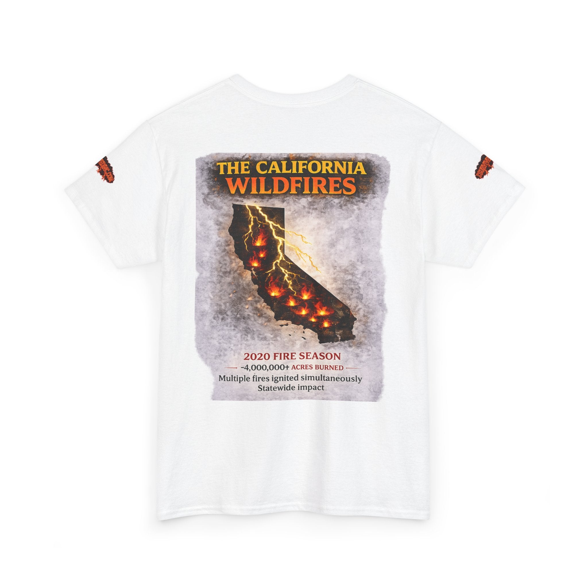 J'ai survécu à 2020 — S2:É3 « Les incendies de forêt en Californie » | T-shirt unisexe en coton épais édition spéciale "Incendies de forêt"