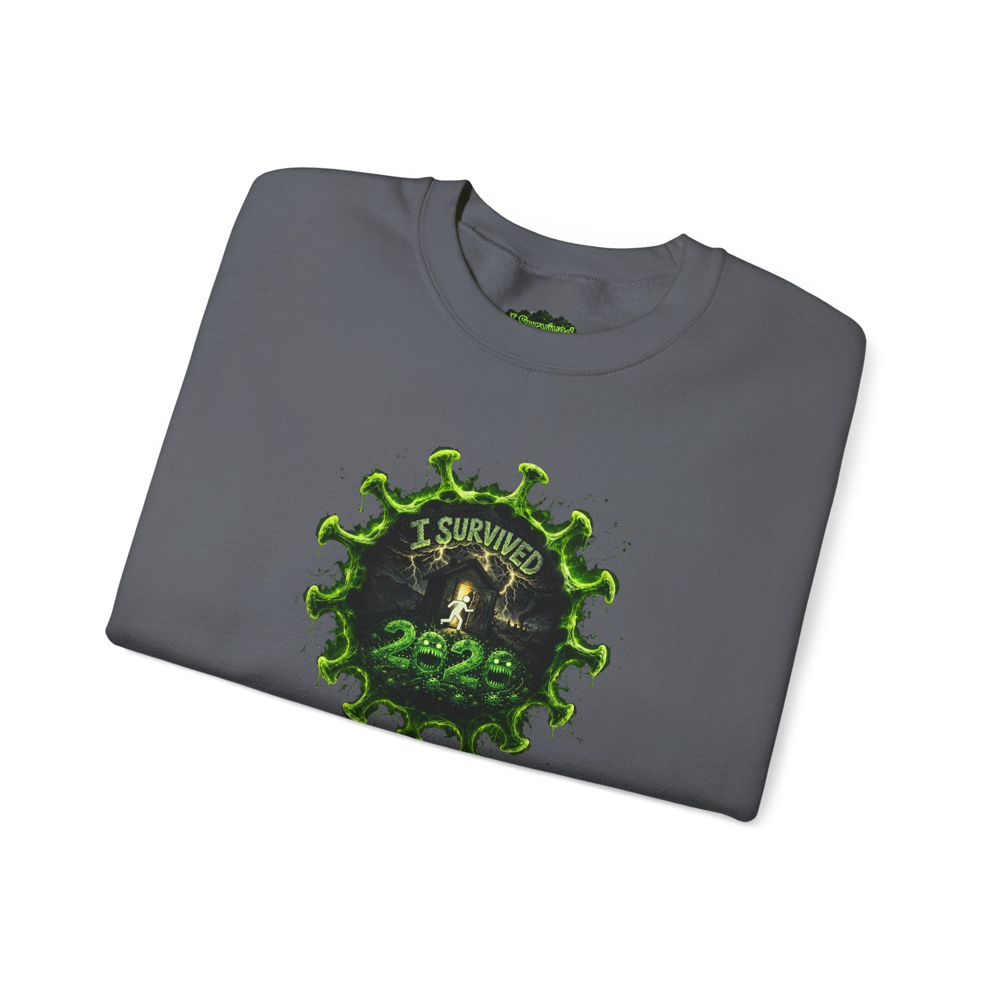 I Survived 2020 — PANDEMIC S1:E1: Director's Cut "COVID-19: The Coronavirus" Unisex Heavy Blend™ Crewneck Sweatshirt