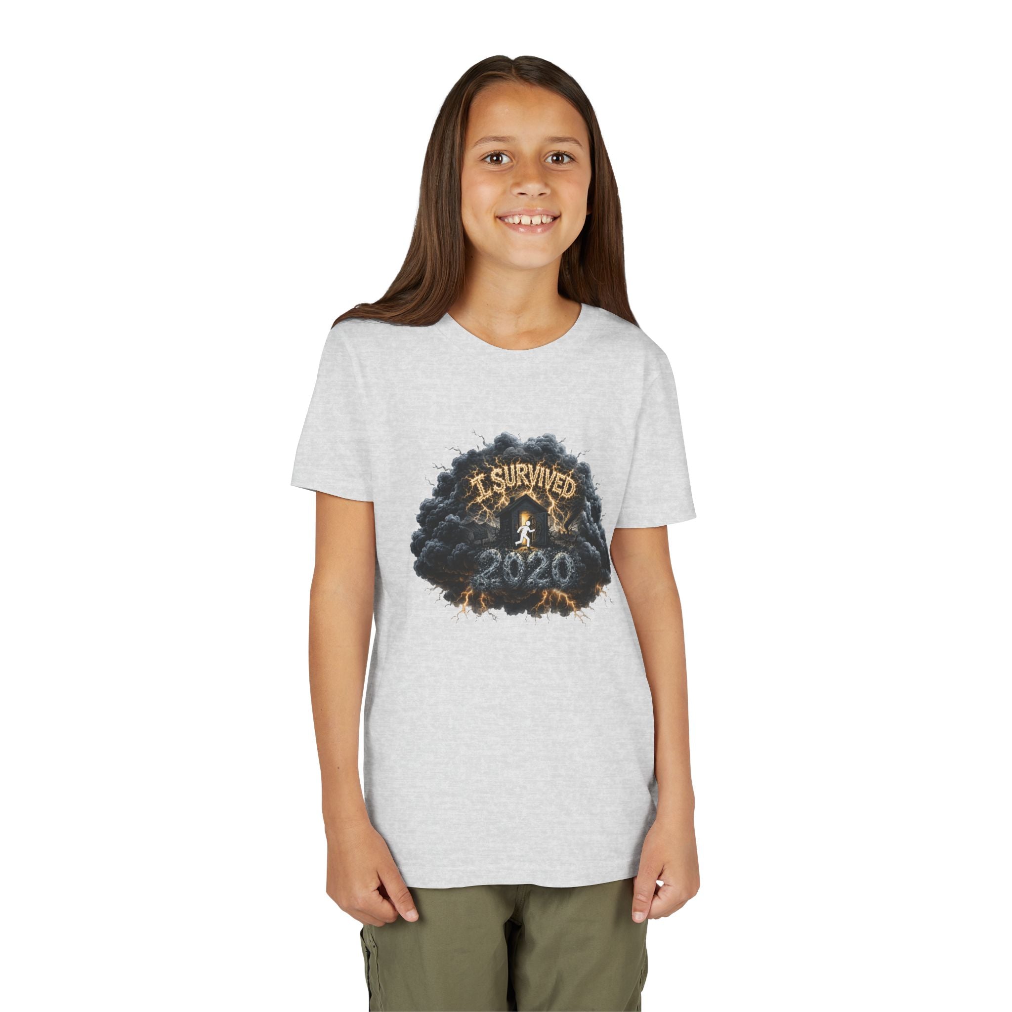 I Survived 2020 — Director's Cut Original Design Teaser Tee | Season 1 Premiere Drop Youth Short Sleeve Tee