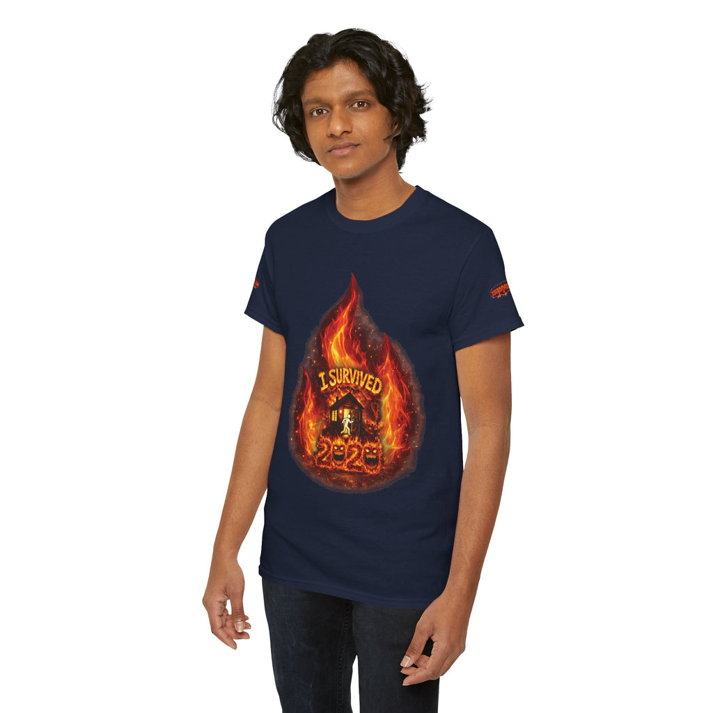 I Survived 2020 — Director's Cut S2:E1 "Berry Creek" | Wildfire Edition Memorial Unisex Heavy Cotton Tee (SPECIAL EDITION)