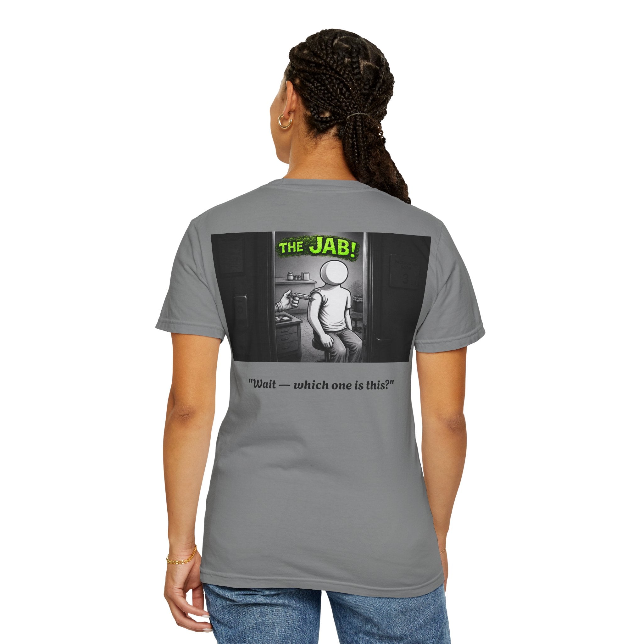 I Survived 2020 — S1:E3 "The Jab!" | Pandemic Edition Unisex Garment-Dyed T-shirt