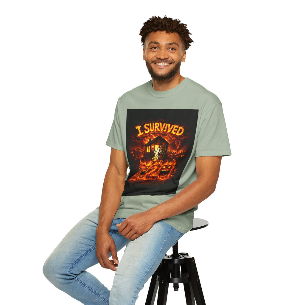 I Survived 2020 — S2:E4 "Western U.S. Wildfire Season" | Mid-Season Finale Pt. 1 | Wildfire Edition Memorial Unisex Garment-Dyed T-shirt