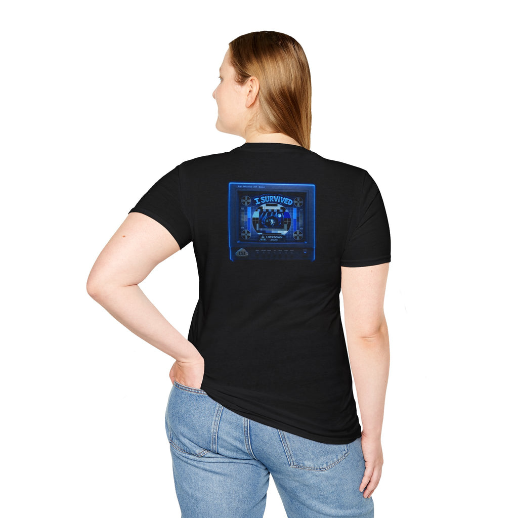 I Survived 2020 — "Please Stand By" Test Pattern Tee Lockdown Edition Summer Exclusive Unisex Softstyle T-Shirt