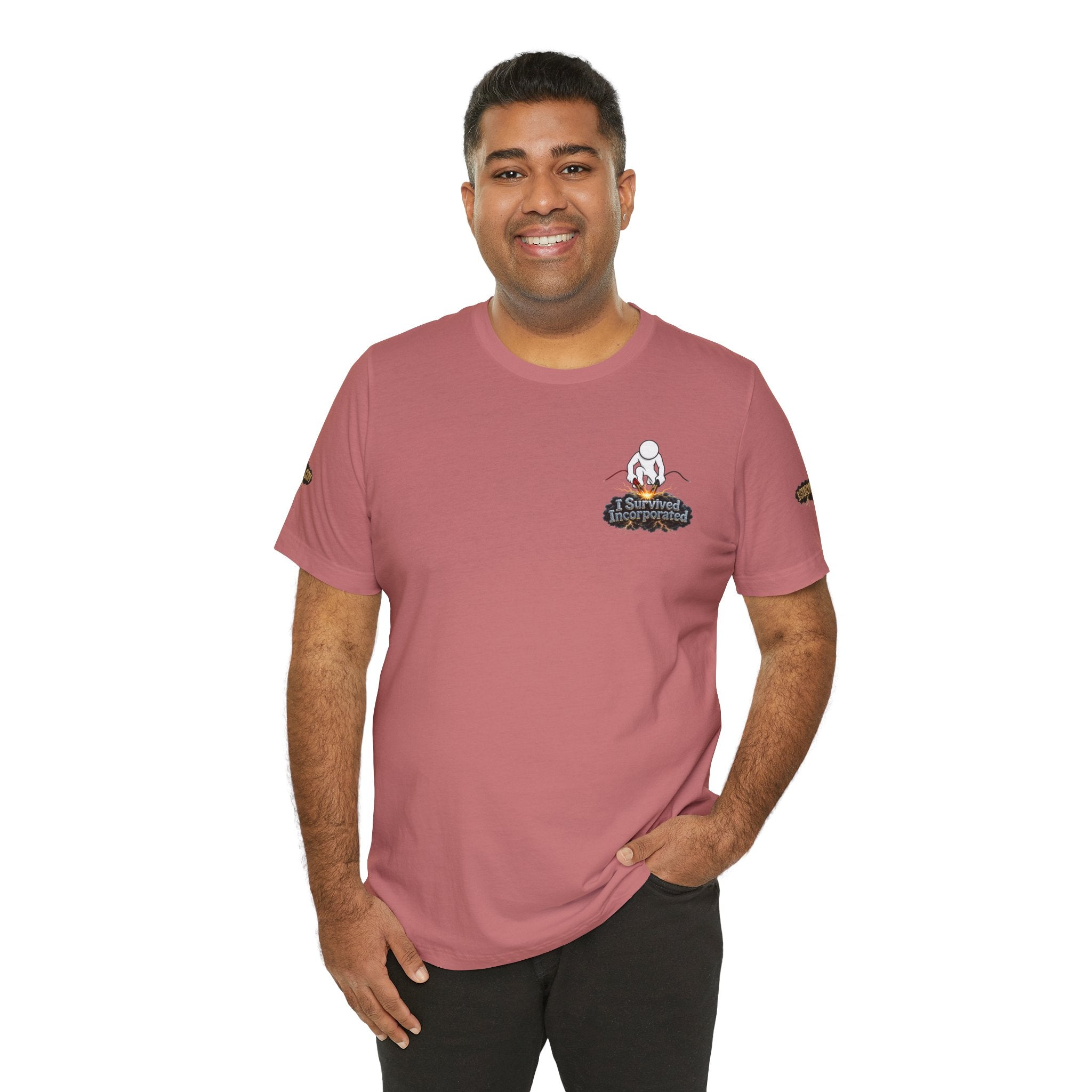 I Survived 2020 — "Please Stand By" Test Pattern Tee Special Edition Summer Premier Unisex Jersey Short Sleeve Tee