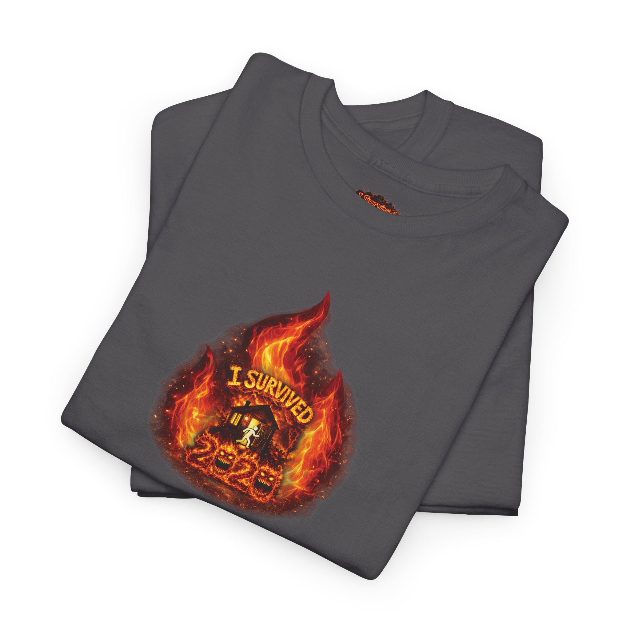 I Survived 2020 — WILDFIRES S2:E1: Director's Cut Special Edition "Berry Creek" Memorial Unisex Heavy Cotton Tee