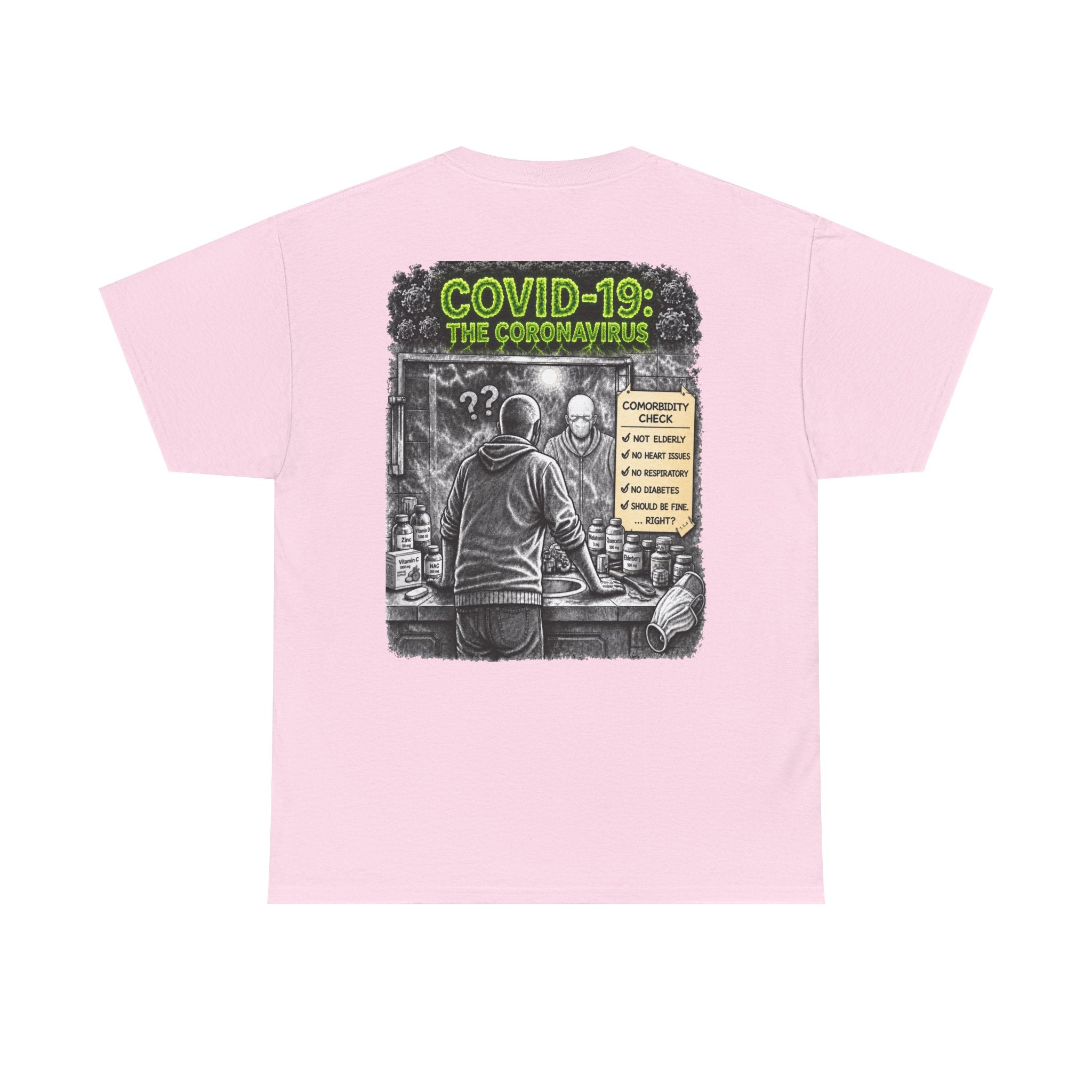 I Survived 2020 — S1:E1 "COVID-19: The Coronavirus" | Pandemic Edition Unisex Heavy Cotton Tee