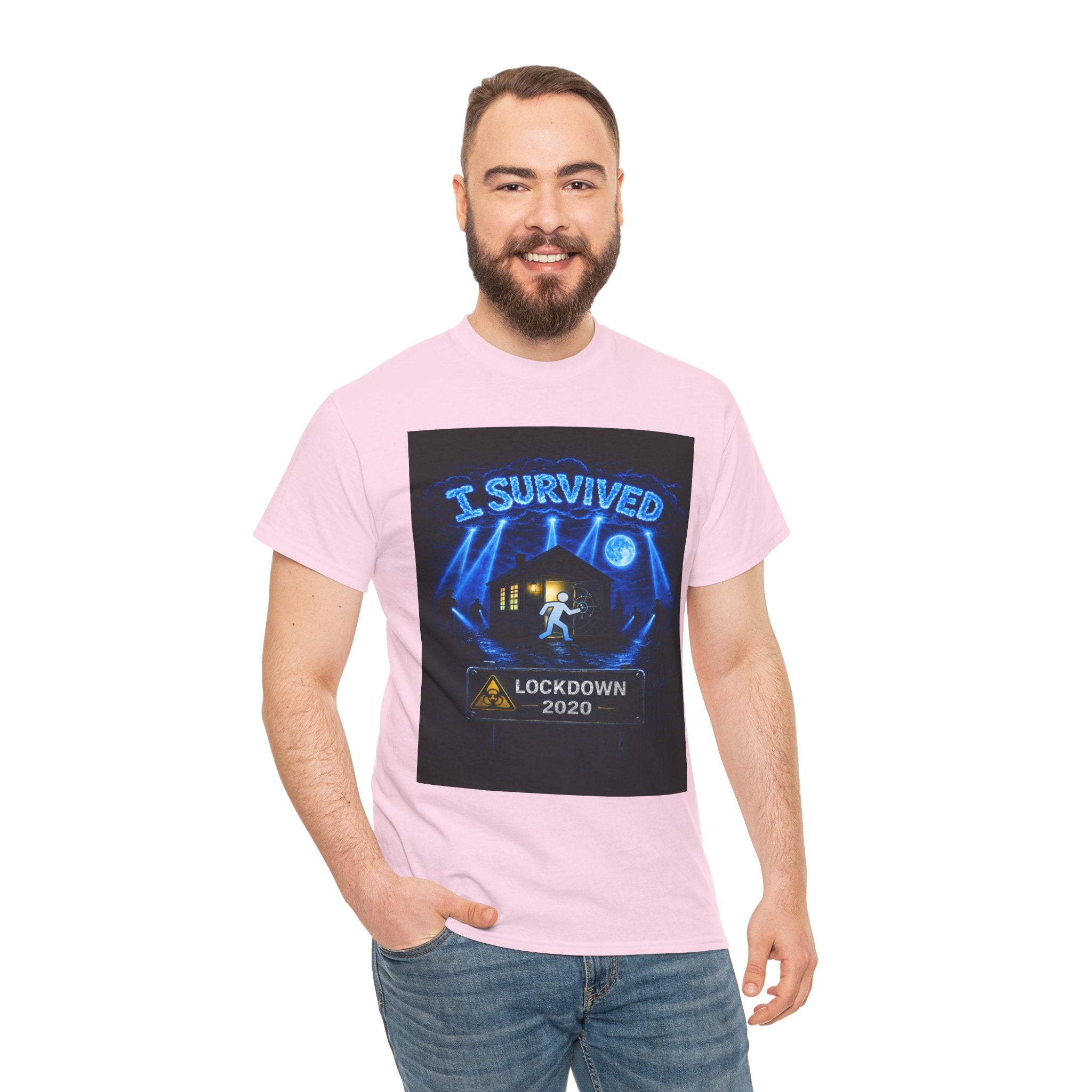 Copy of  I Survived 2020 — S3:E1 "Quarantine" | Lockdown Edition Documentary Unisex Heavy Cotton Tee