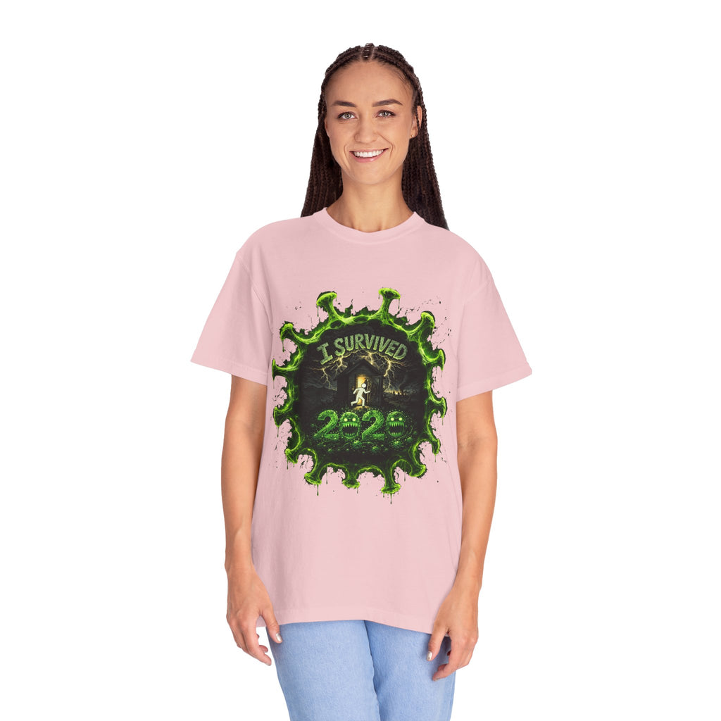 I Survived 2020 — Director's Cut S1:E5 "Delivery Doomsday" | Pandemic Edition Unisex Garment-Dyed T-shirt