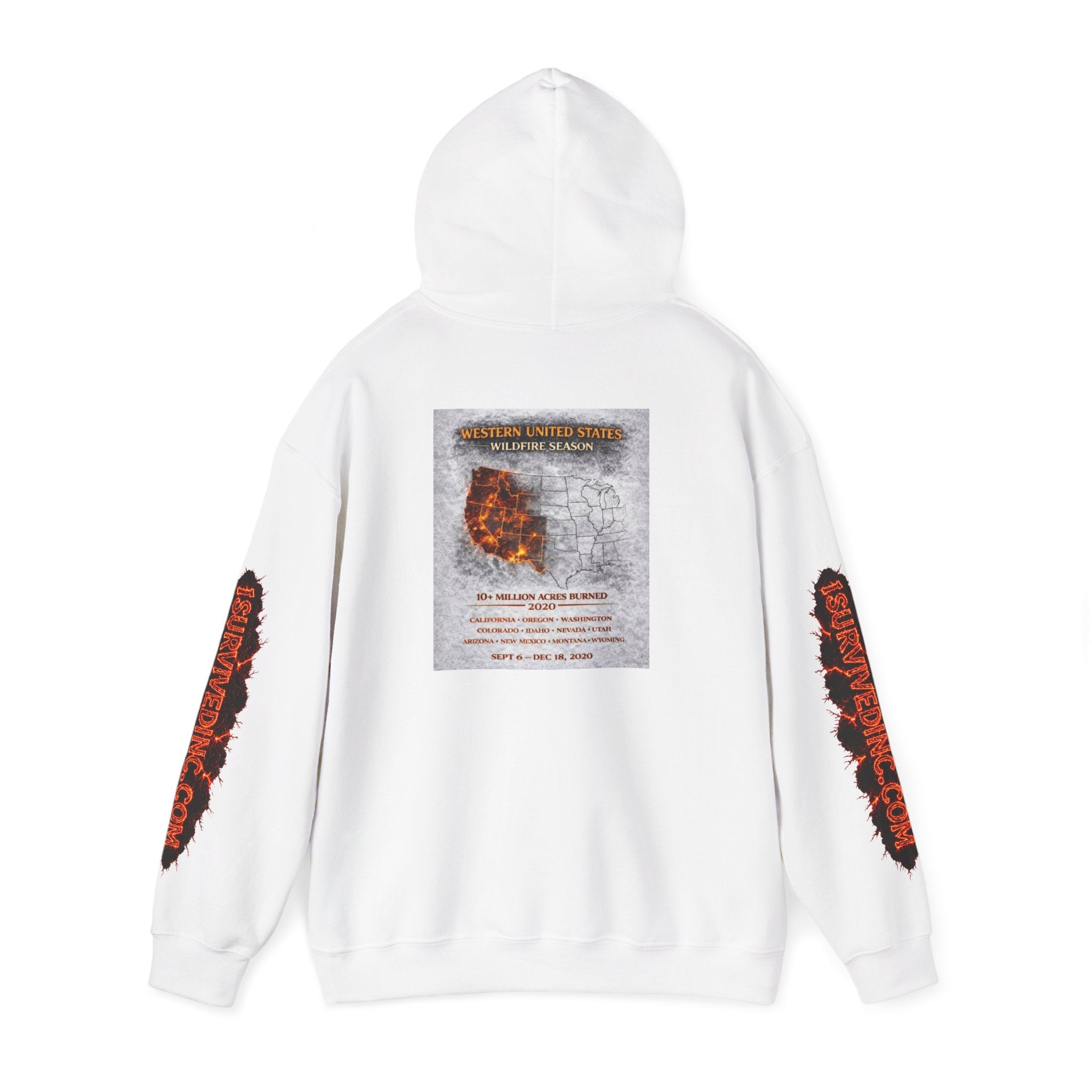 I Survived 2020 — S2:E4 "Western U.S. Wildfire Season" | Mid-Season Finale Pt. 1 | Wildfire Edition Memorial Hoodie Sweatshirt