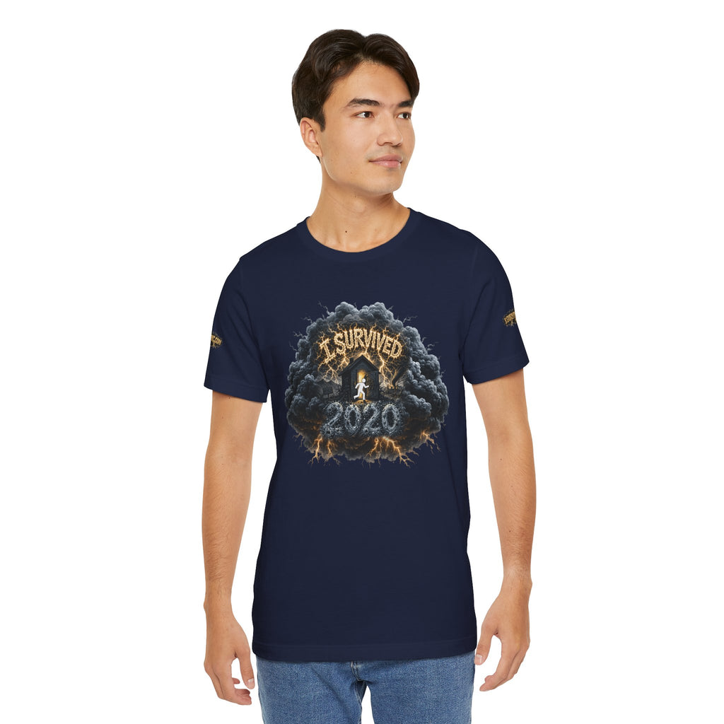 I Survived 2020 — Director's Cut Original Design Teaser Tee | Season 1 Premiere Drop Unisex Jersey Short Sleeve Tee
