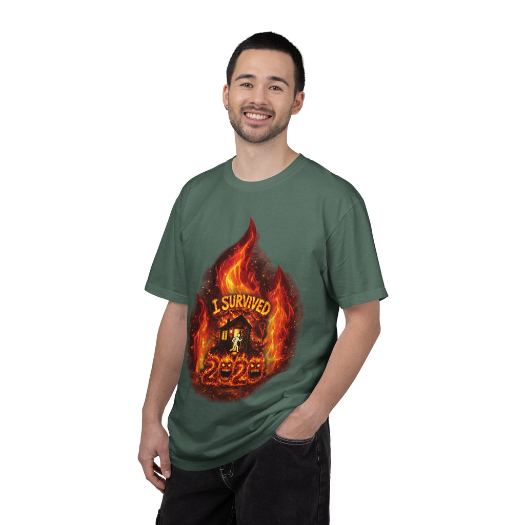 I Survived 2020 — Director's Cut S2:E4 "Western U.S. Wildfire Season" | Mid-Season Finale Pt. 1 | Wildfire Edition Memorial Unisex Garment-Dyed T-shirt