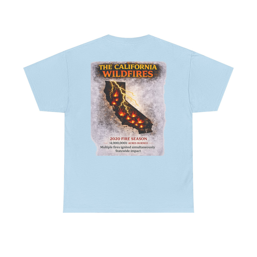I Survived 2020 — WILDFIRES S2:E3: "The California Wildfires" Unisex Heavy Cotton Tee