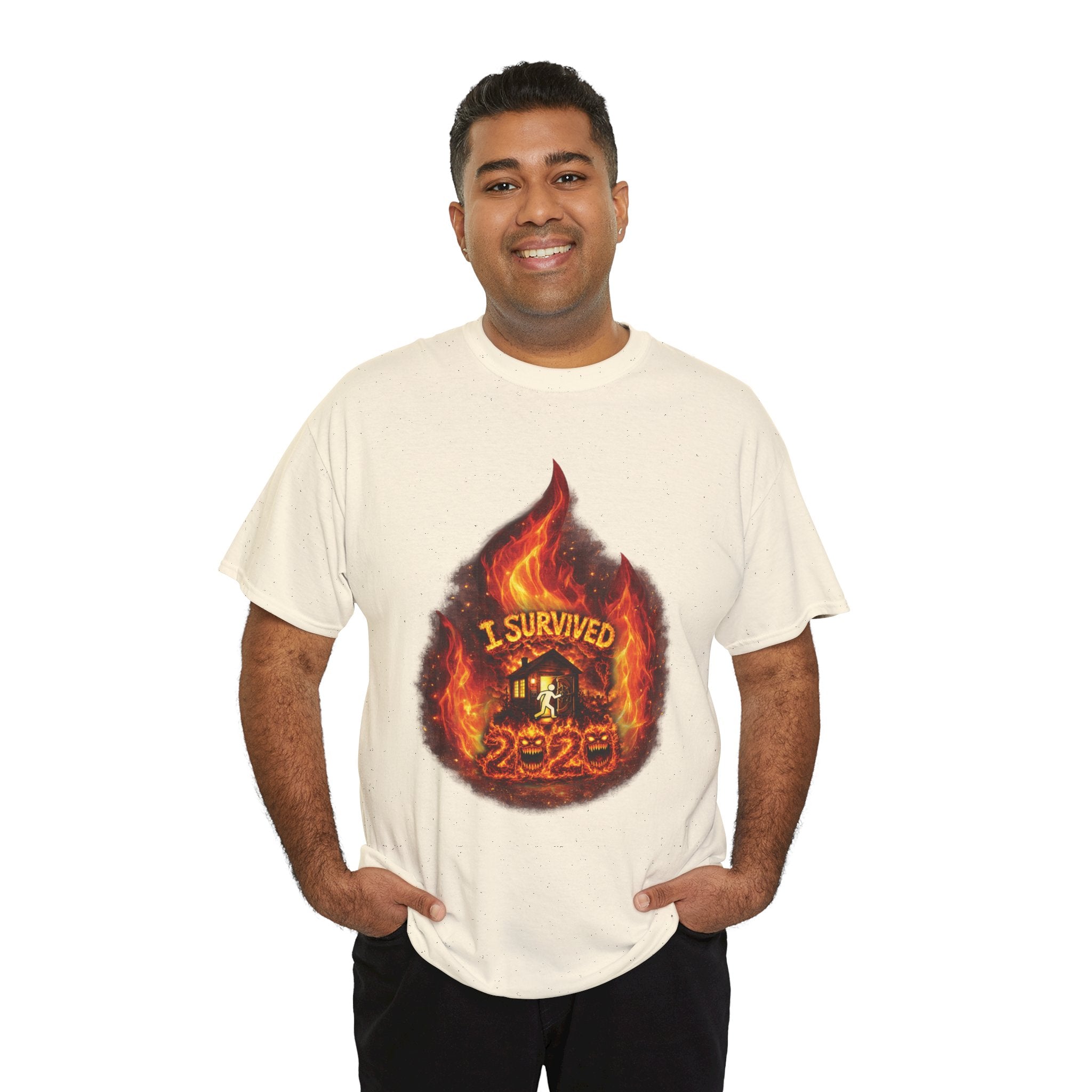 I Survived 2020 — Director's Cut S2:E1 "Berry Creek" | Wildfire Edition Memorial Unisex Heavy Cotton Tee