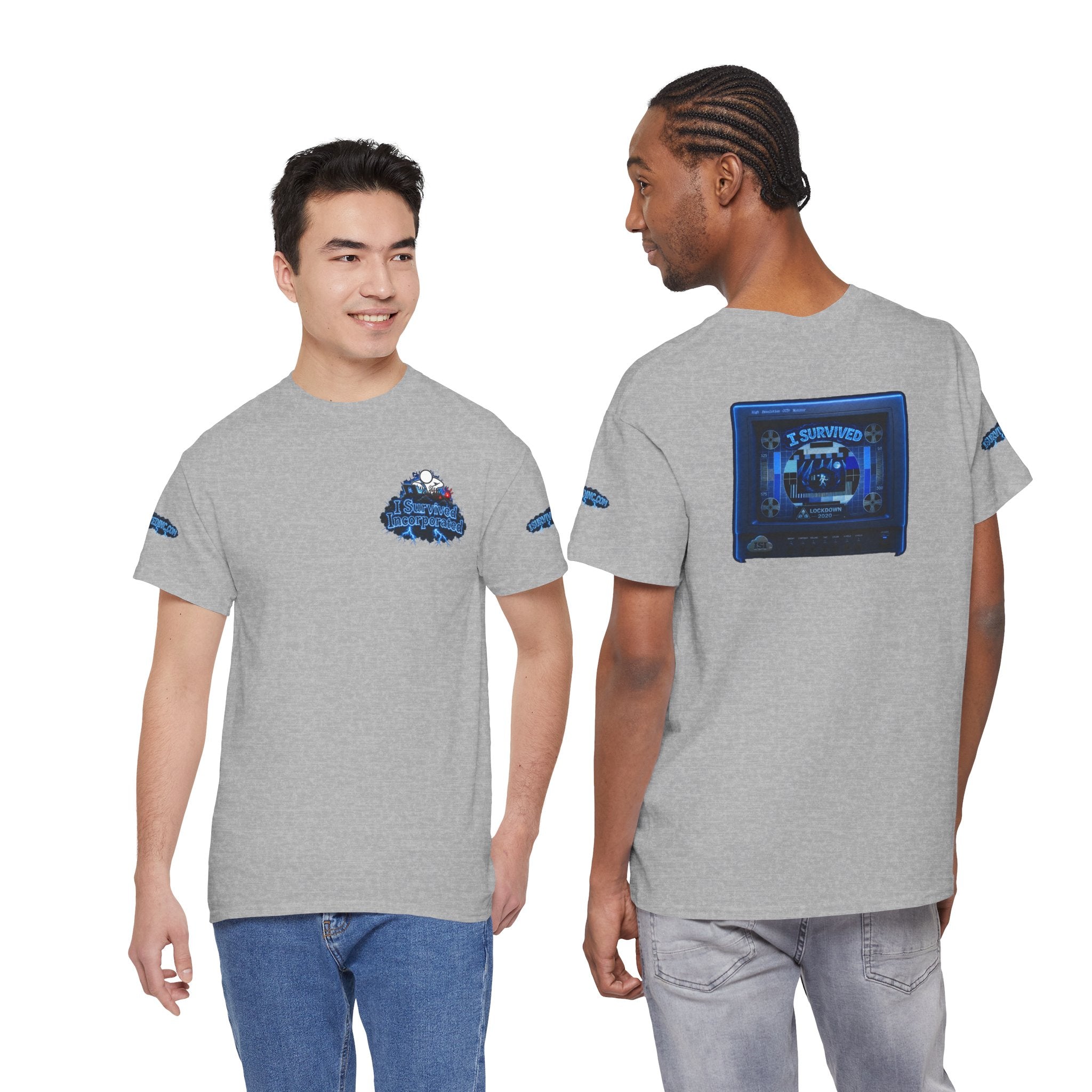 I Survived 2020 — "Please Stand By" Test Pattern Tee Lockdown Special Edition Summer Exclusive Unisex Heavy Cotton Tee