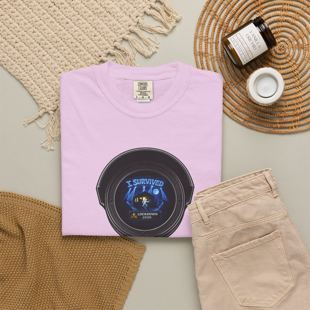 I Survived 2020 —  LOCKDOWN S3:E1: Director's Cut "Quarantine" Unisex Garment-Dyed T-shirt