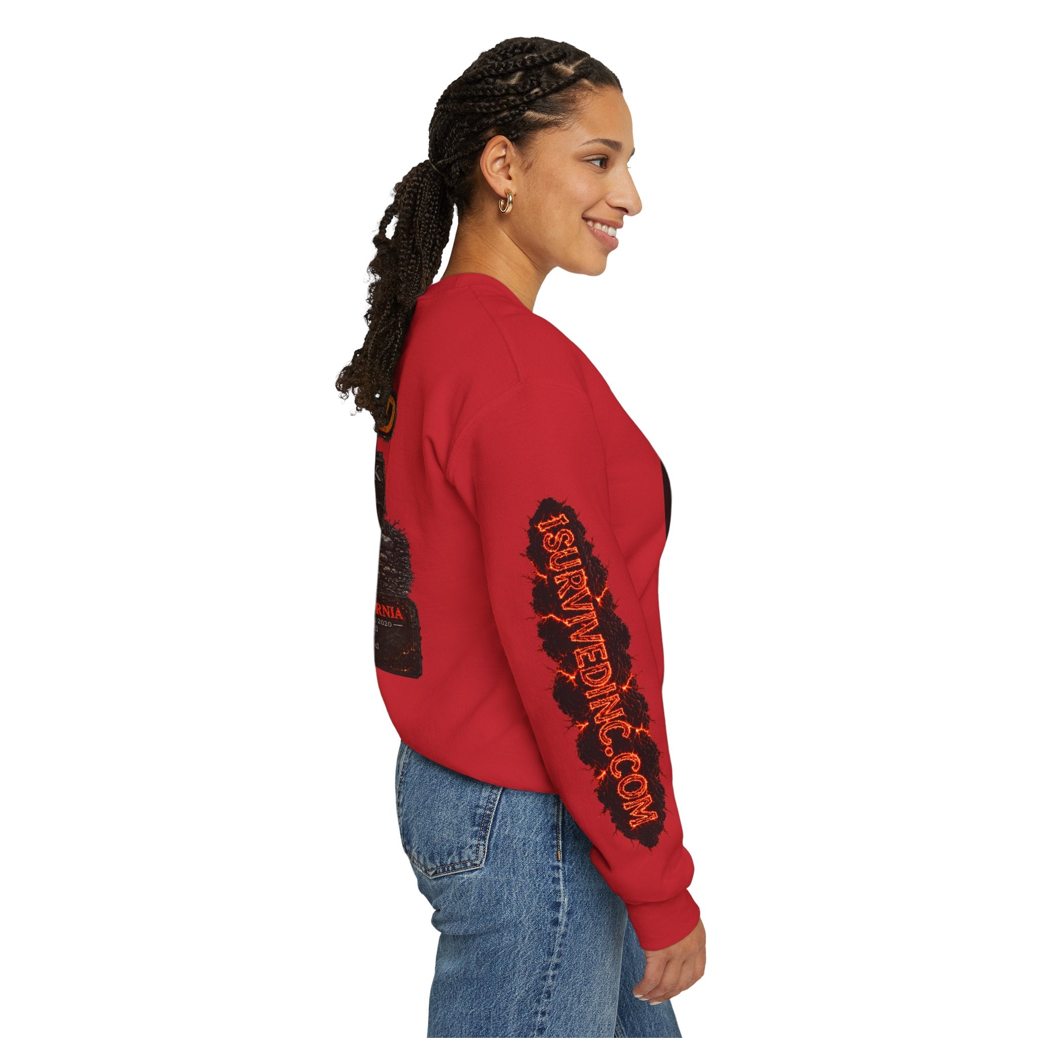 I Survived 2020 — WILDFIRES S2:E1: "Berry Creek" Memorial Unisex Heavy Blend™ Crewneck Sweatshirt