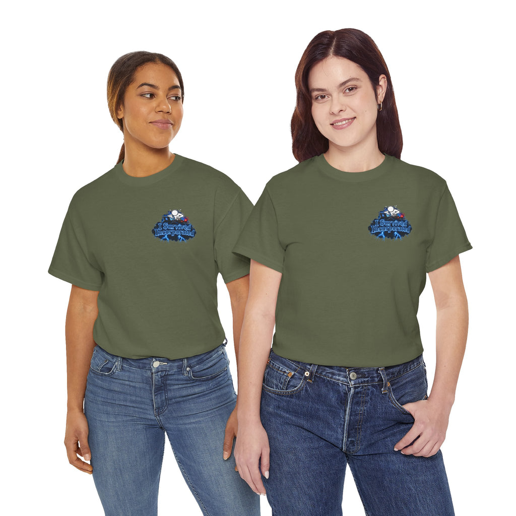 I Survived 2020 — "Please Stand By" Test Pattern Tee Lockdown Surveillance Edition Summer Exclusive Unisex Heavy Cotton Tee