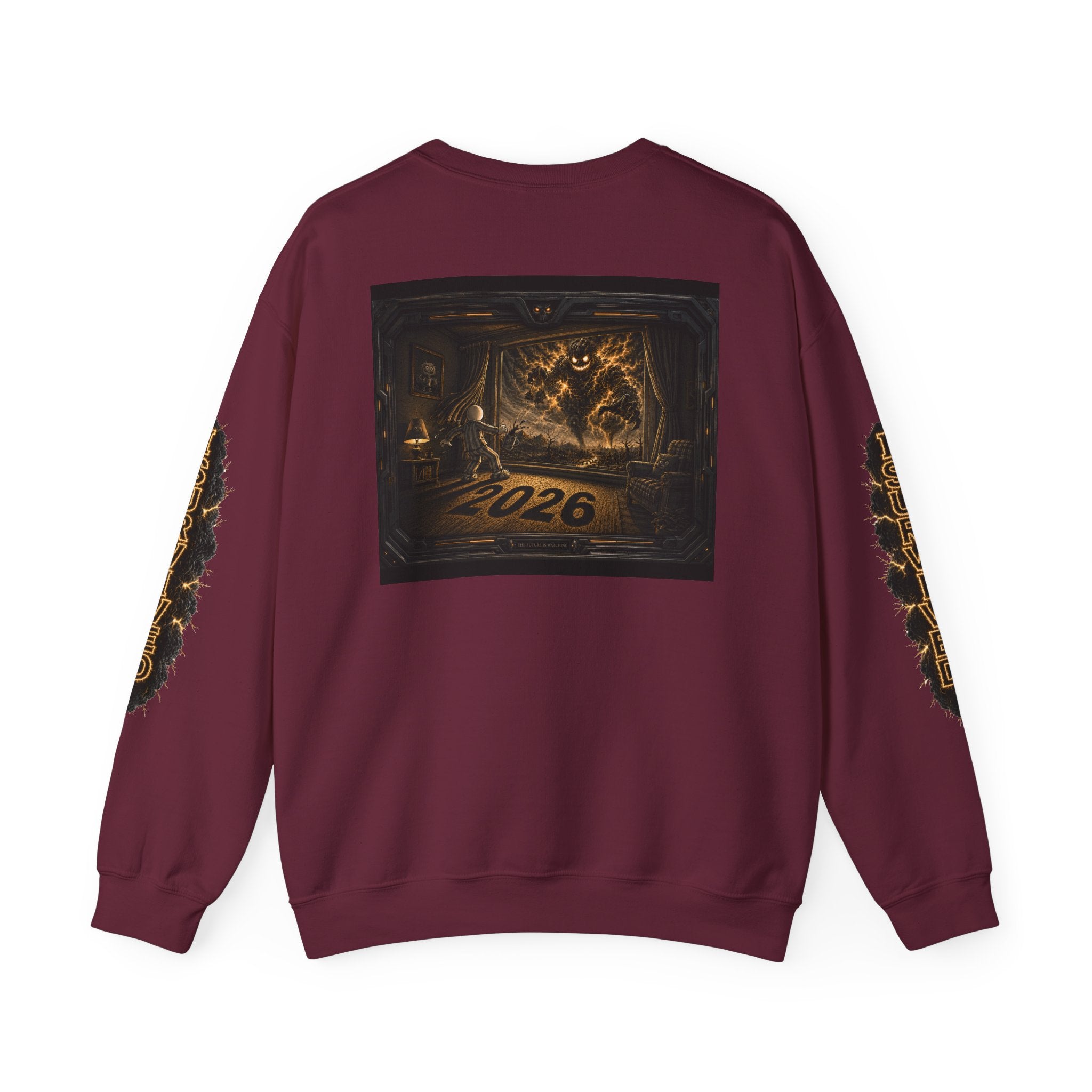 I Survived 2020 — Director's Cut Original Design Teaser Tee | Season 1 Premiere Drop Unisex Heavy Blend™ Crewneck Sweatshirt (SPECIAL EDITION)
