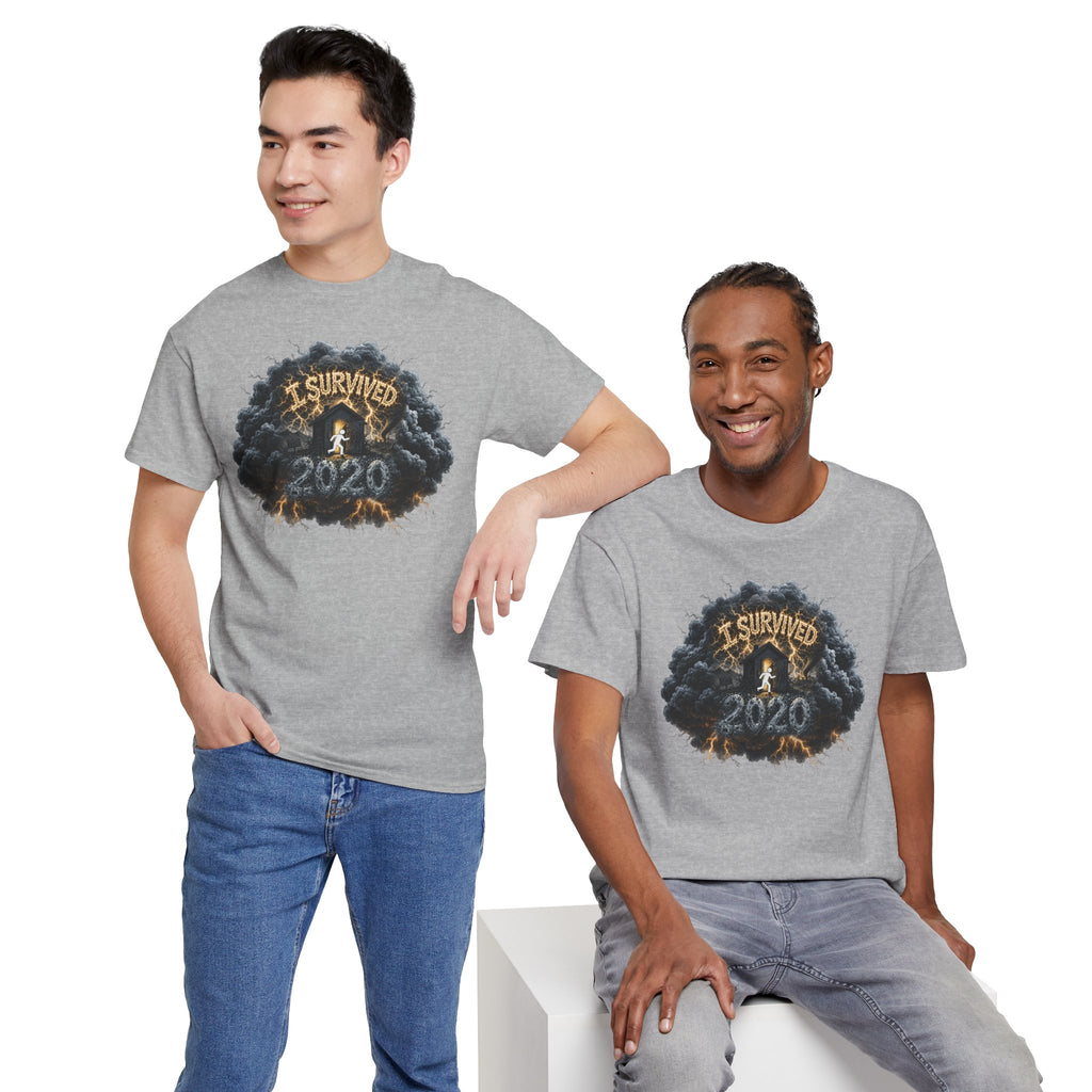 I Survived 2020 — Director's Cut Original Design Teaser Tee | Season 1 Premiere Drop Unisex Heavy Cotton Tee