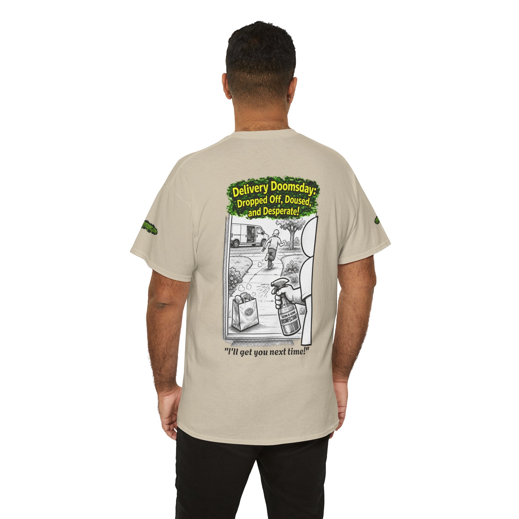 Sobreviví al 2020 — T1:E5 "El día del juicio final de las entregas" | Camiseta unisex de algodón pesado (Edición Pandemia) (EDICIÓN ESPECIAL)
