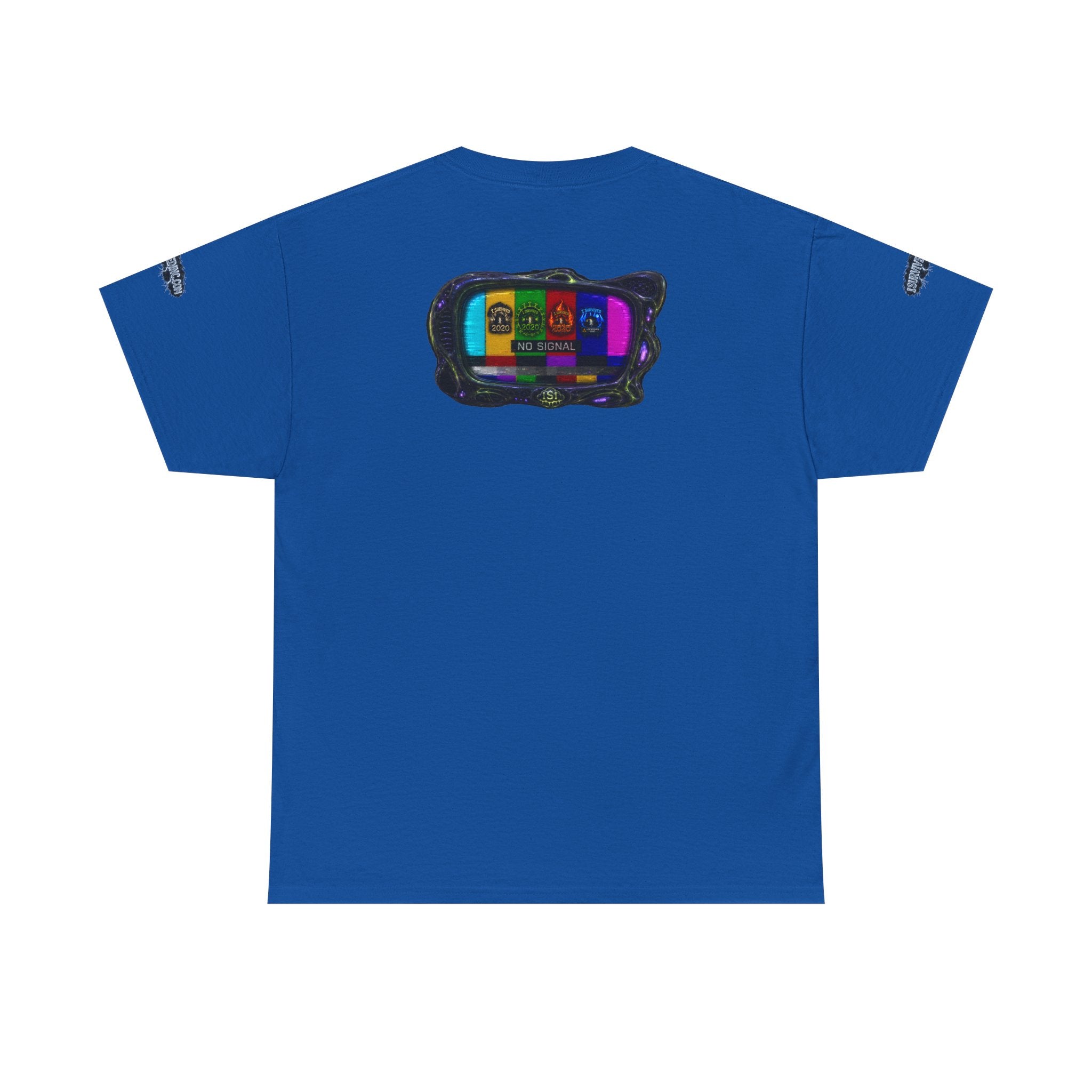 I Survived 2020 — "No Signal" Test Pattern Tee Alien Broadcast Finale Special Edition Summer Premiere Unisex Heavy Cotton Tee