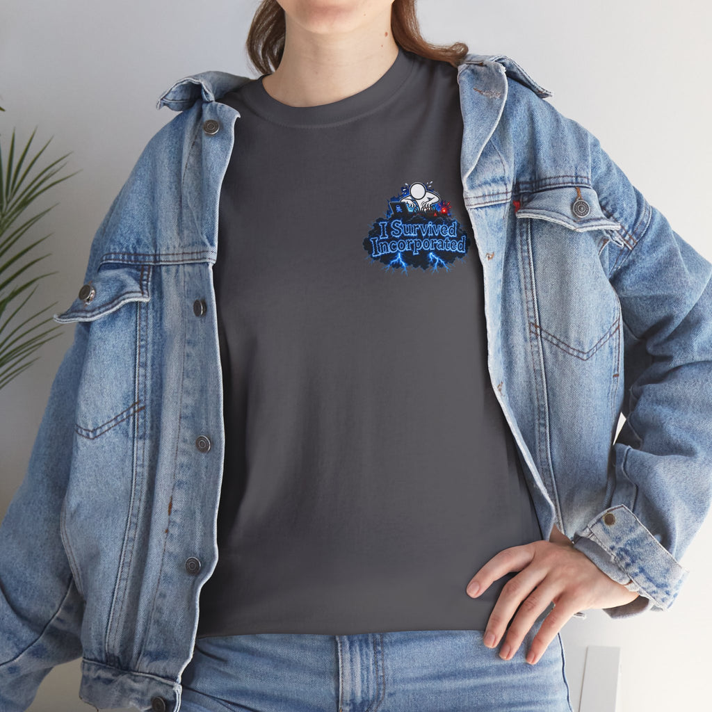 I Survived 2020 — "Please Stand By" Test Pattern Tee Lockdown Surveillance Edition Summer Exclusive Unisex Heavy Cotton Tee
