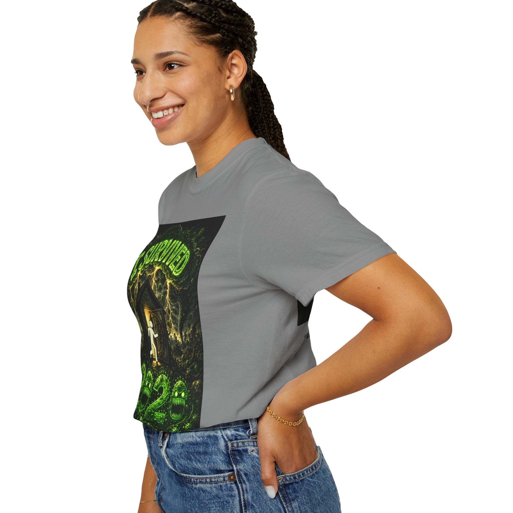 I Survived 2020 — S1:E3 "The Jab!" | Pandemic Edition Unisex Garment-Dyed T-shirt