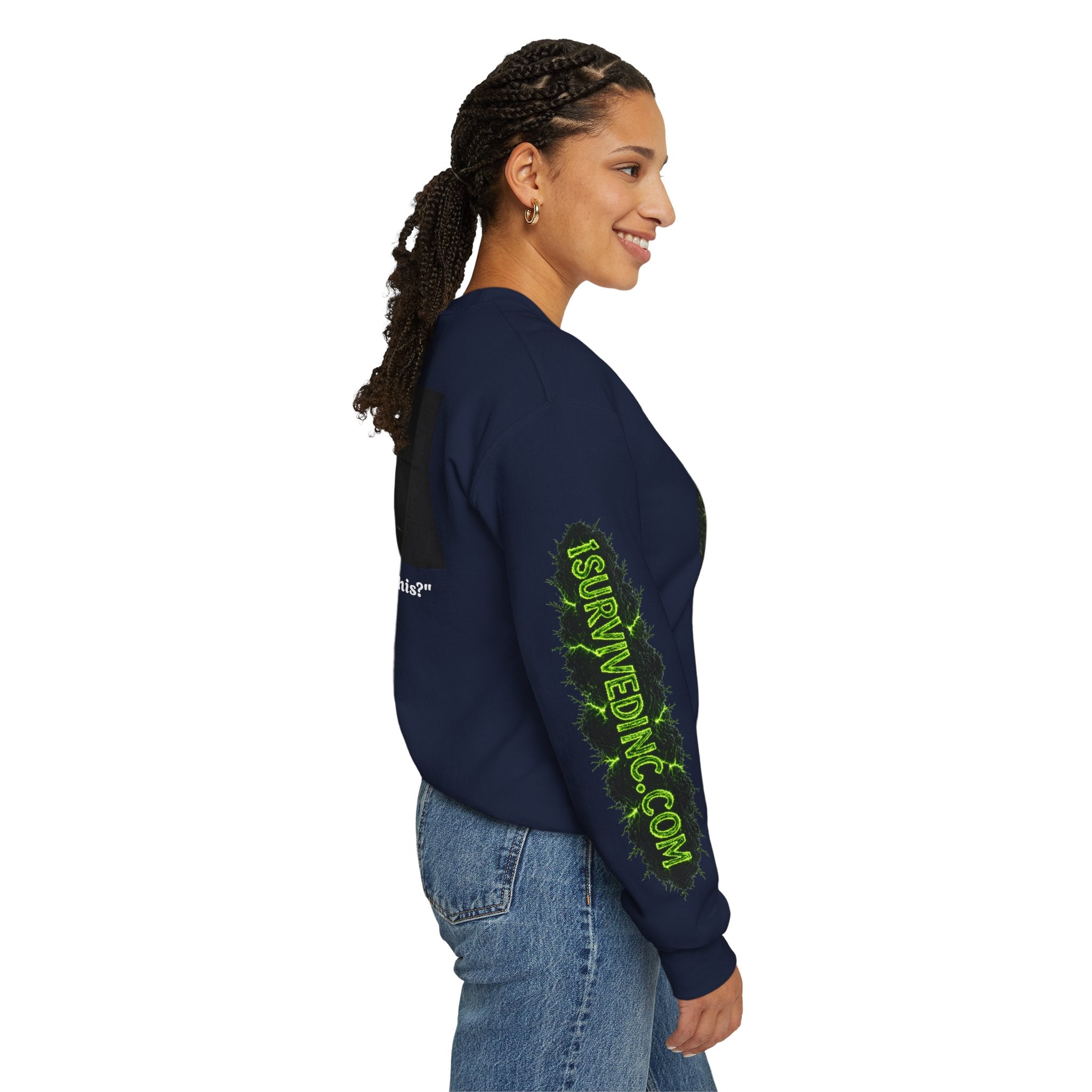 I Survived 2020 — S1:E3 "The Jab!" | Pandemic Edition Unisex Heavy Blend™ Crewneck Sweatshirt