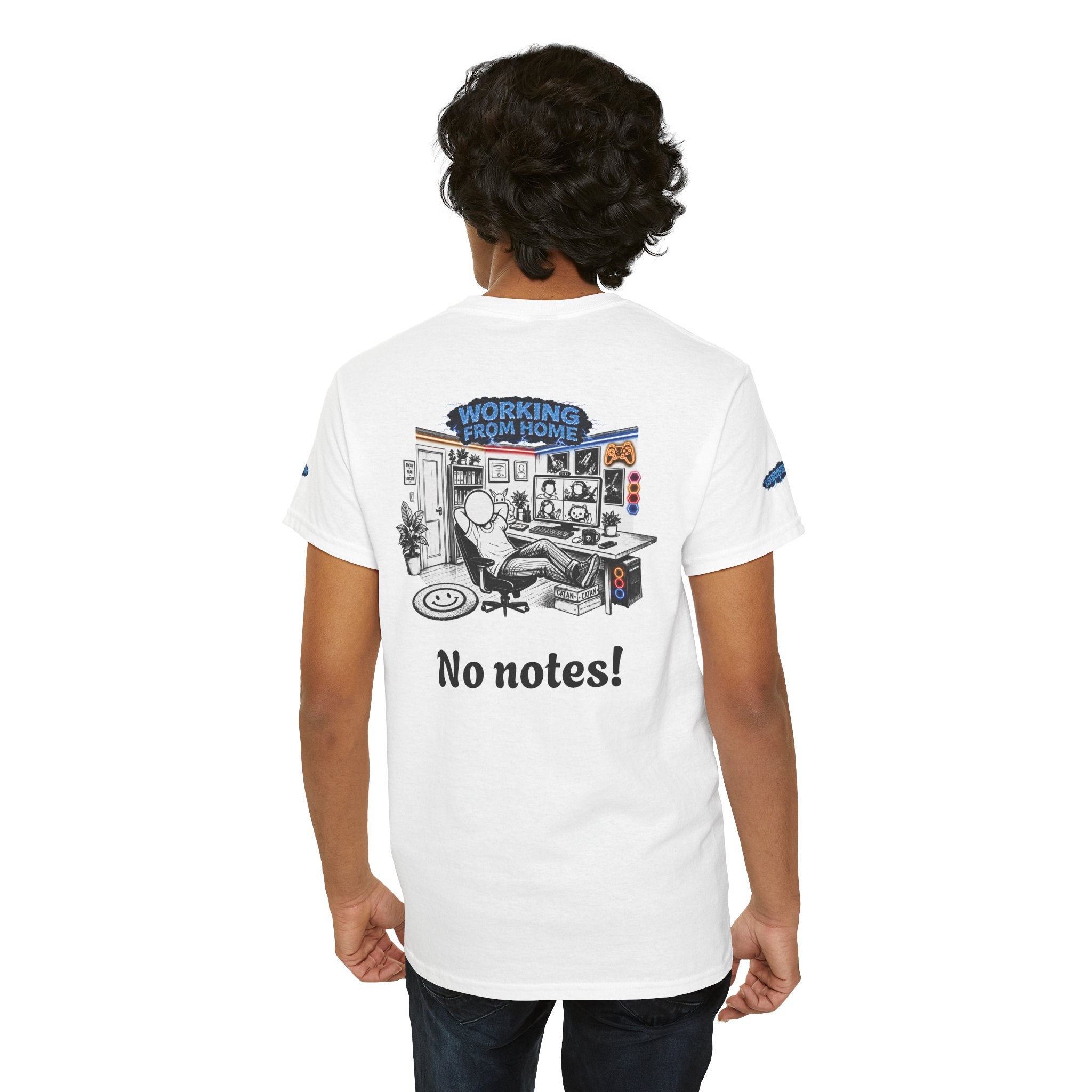 I Survived 2020 — LOCKDOWN S3:E3: Director's Cut Special Edition "Working From Home" Unisex Heavy Cotton Tee