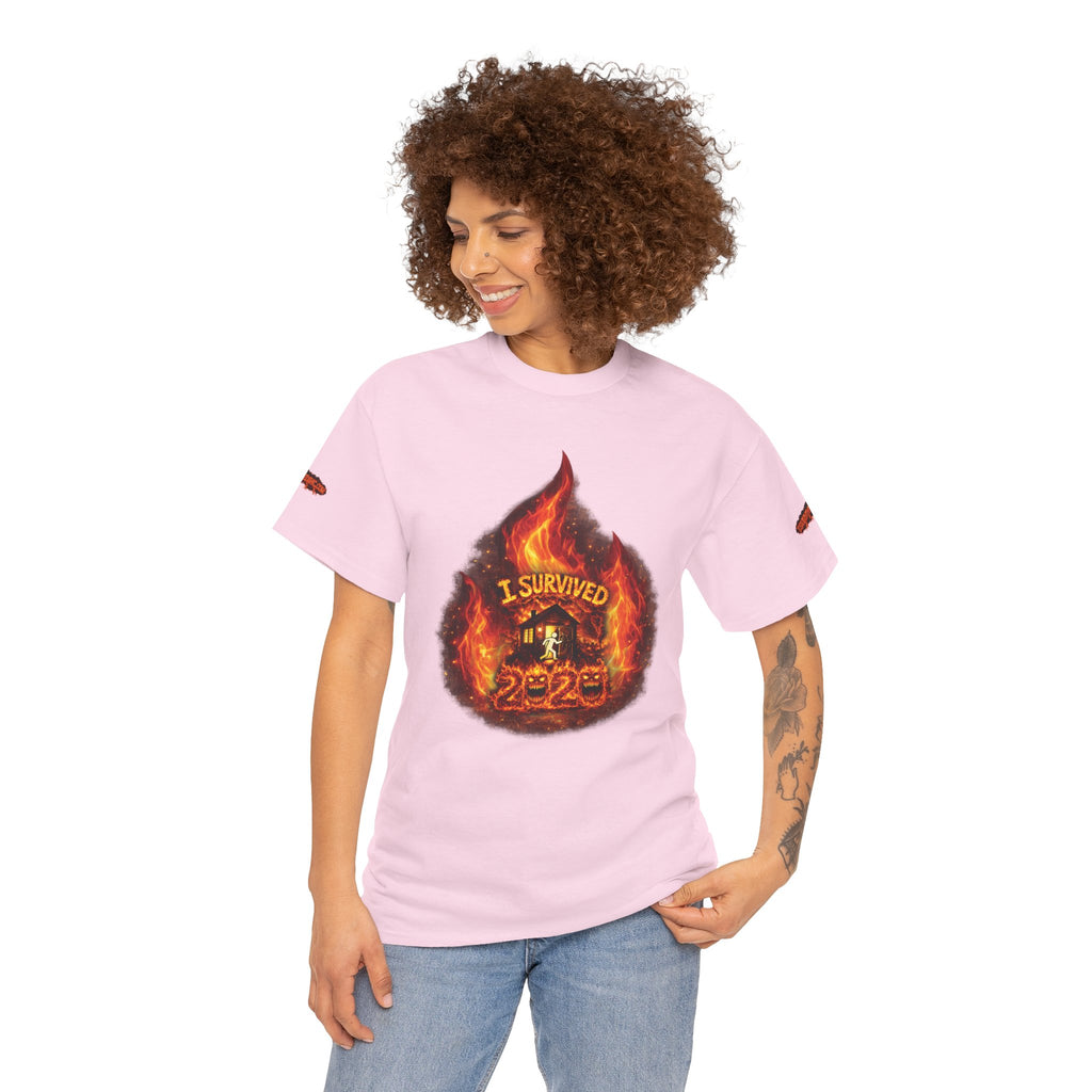 I Survived 2020 — Director's Cut S2:E3 "The California Wildfires" | Wildfire Edition Memorial Unisex Heavy Cotton Tee (SPECIAL EDITION)