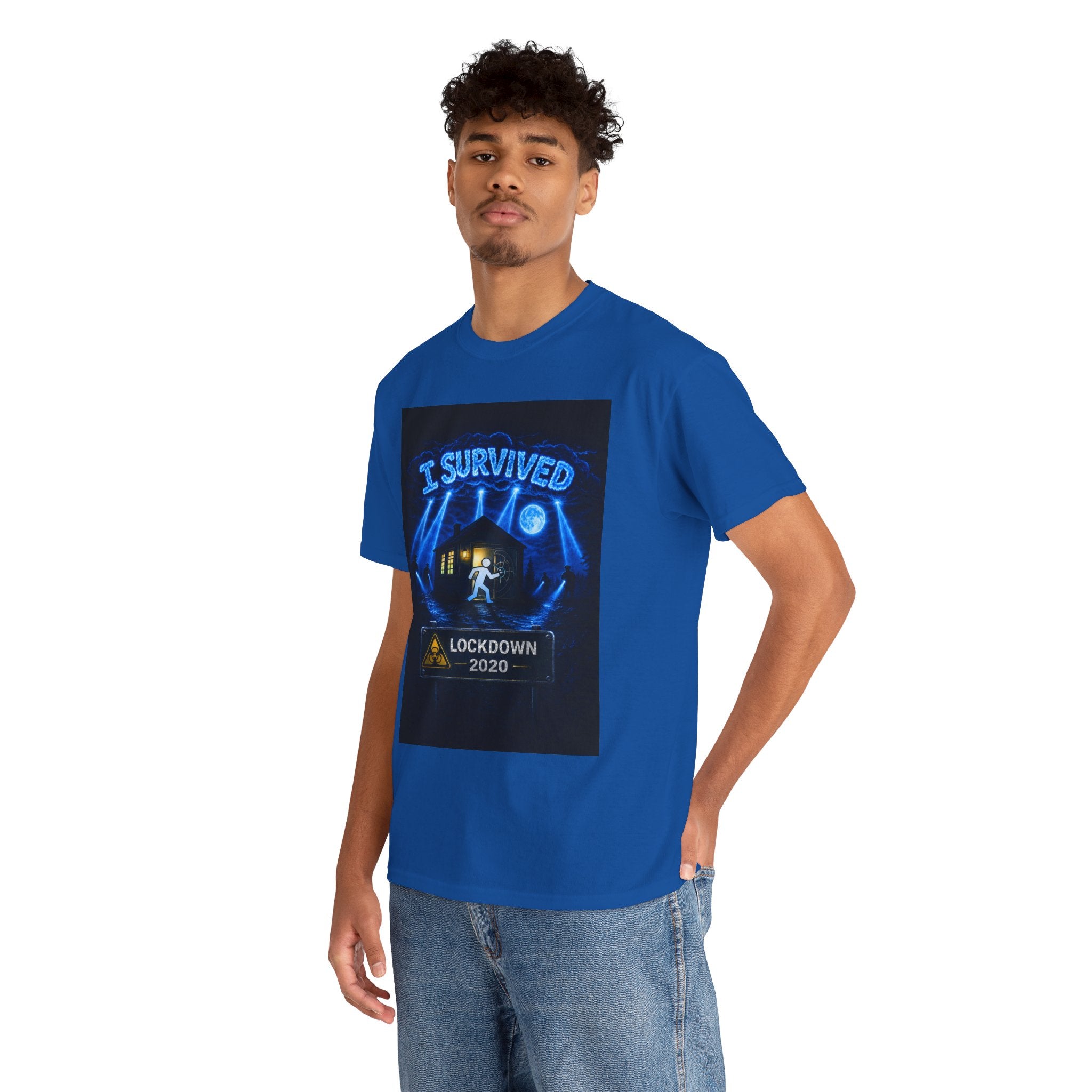 Copy of  I Survived 2020 — S3:E1 "Quarantine" | Lockdown Edition Documentary Unisex Heavy Cotton Tee