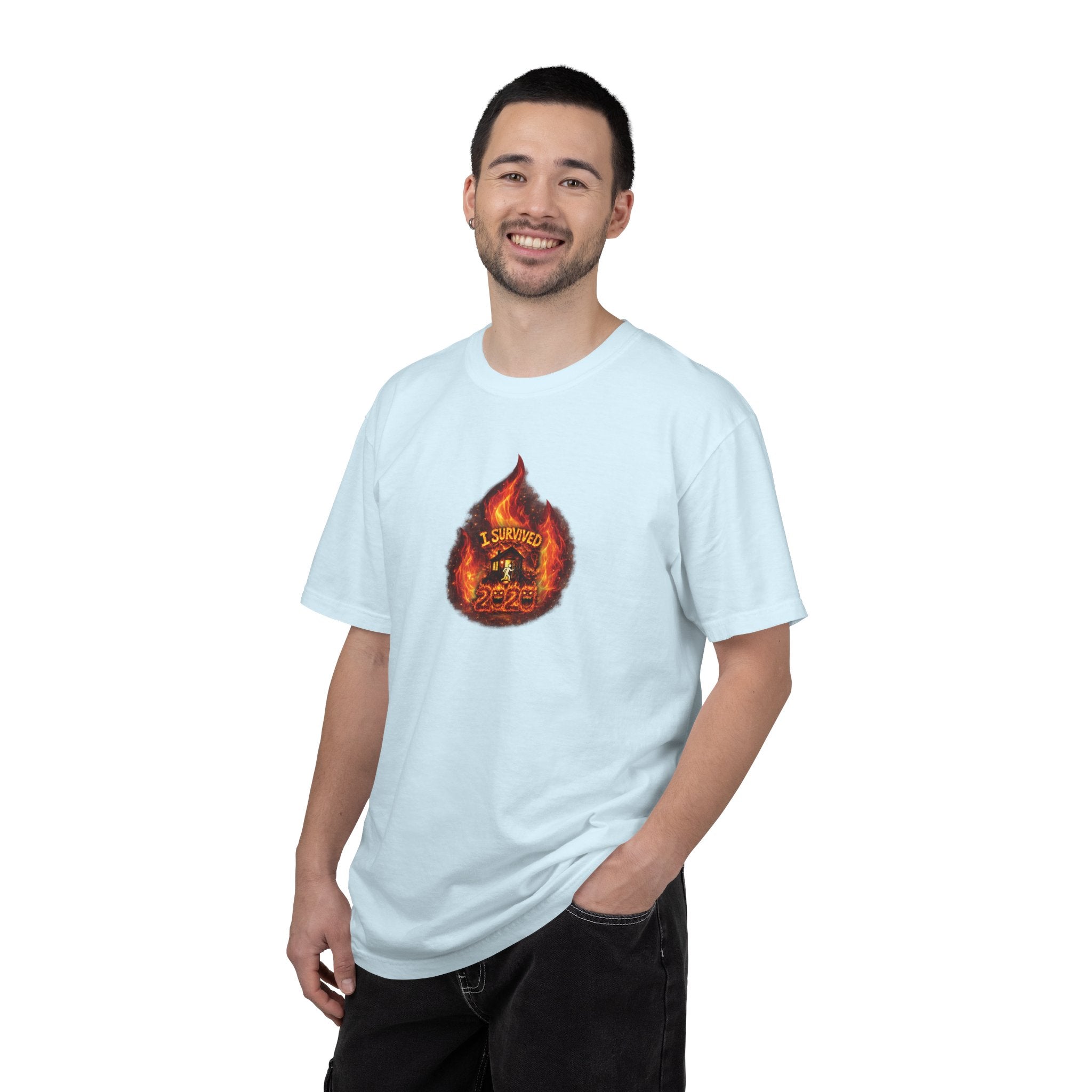I Survived 2020 — WILDFIRES S2:E1: Director's Cut "Berry Creek" Memorial Unisex Garment-Dyed T-shirt