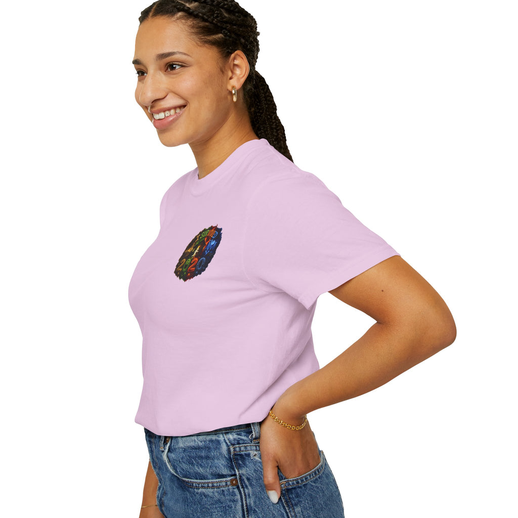 I Survived 2020 — "No Signal" Test Pattern Tee Alien Broadcast Finale Summer Premiere Unisex Garment-Dyed T-shirt